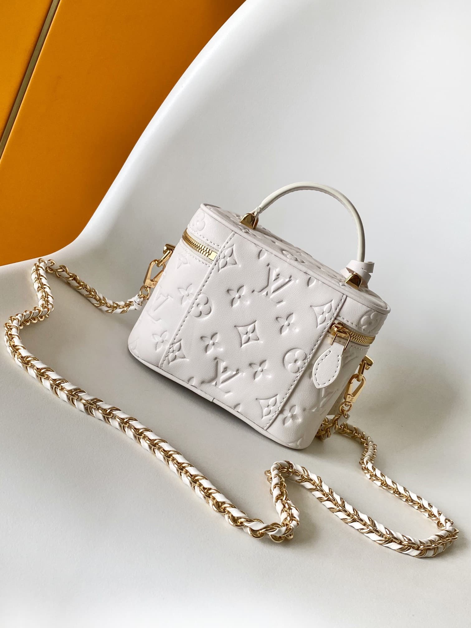 Louis Vuitton Vanity PM Cream Puffy lambskin M25219 High