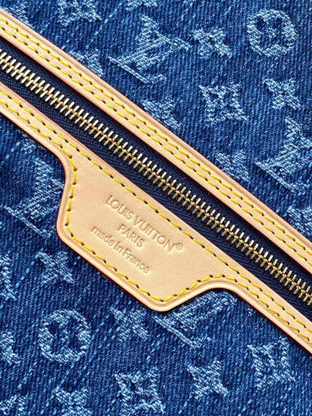 Louis Vuitton Neverfull MM Denim Blue M13192 High
