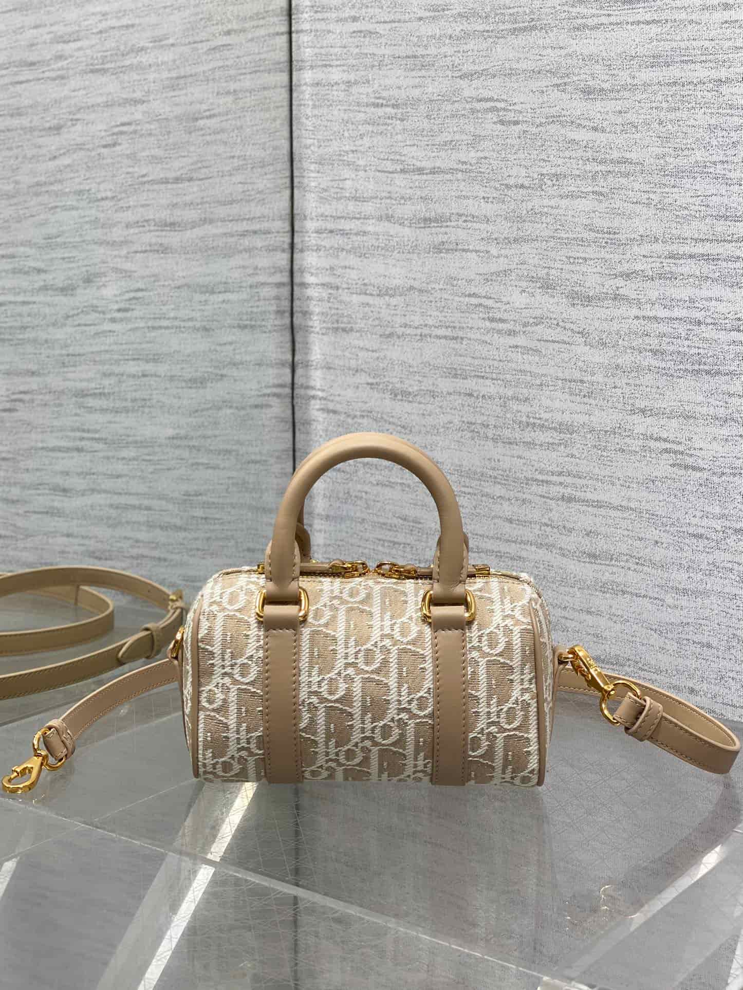 Dior Groove 17 Bag Beige Oblique Jacquard High