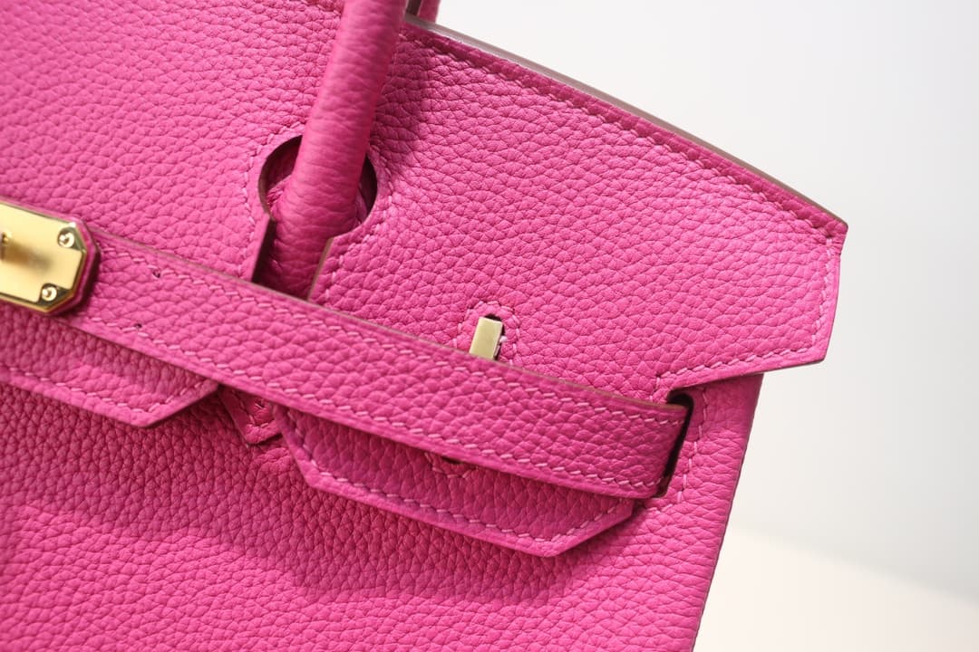 Hermes Birkin 25/30/35cm Bag Togo Leather In Fushsia WAX High