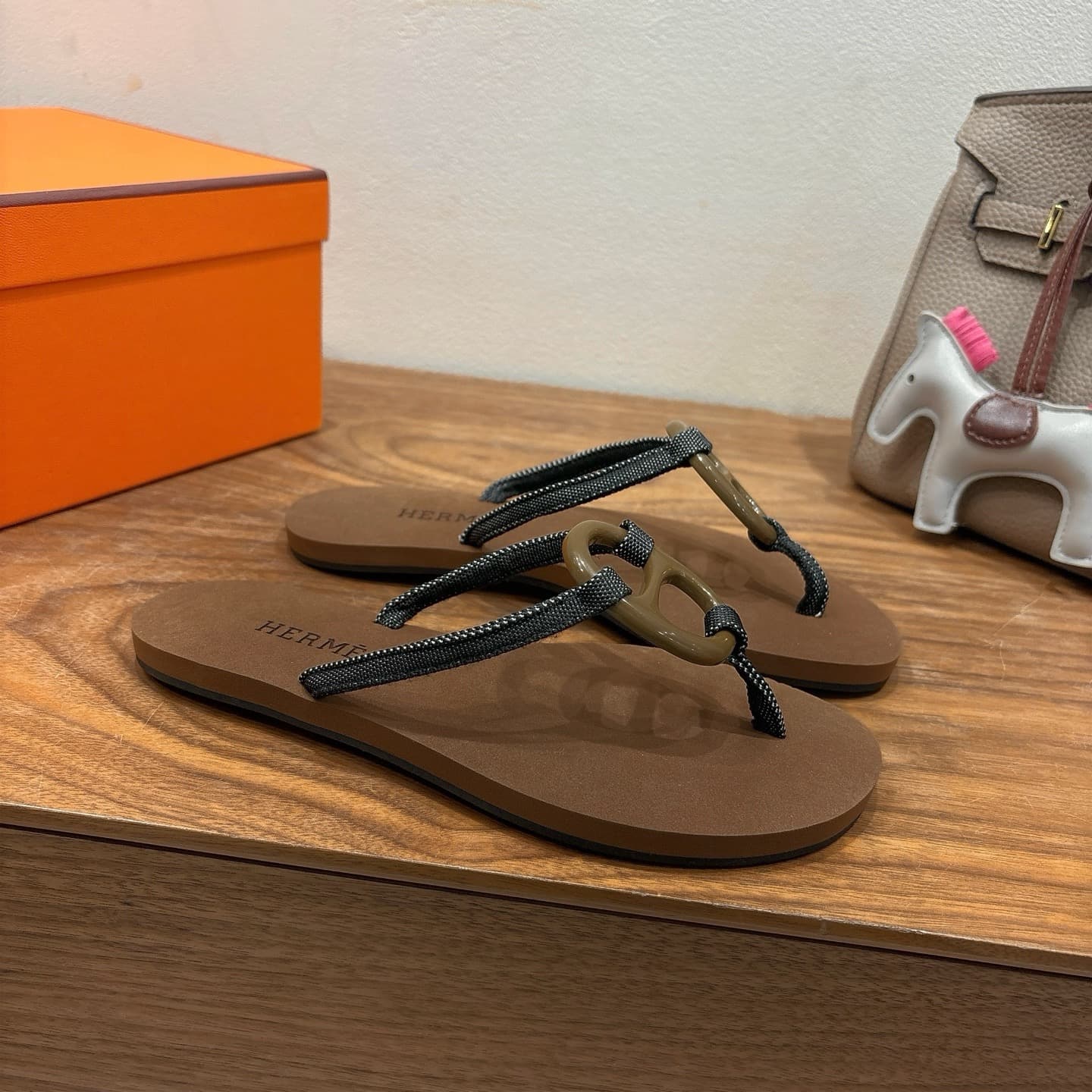 Hermes Pool Thong Mules Women