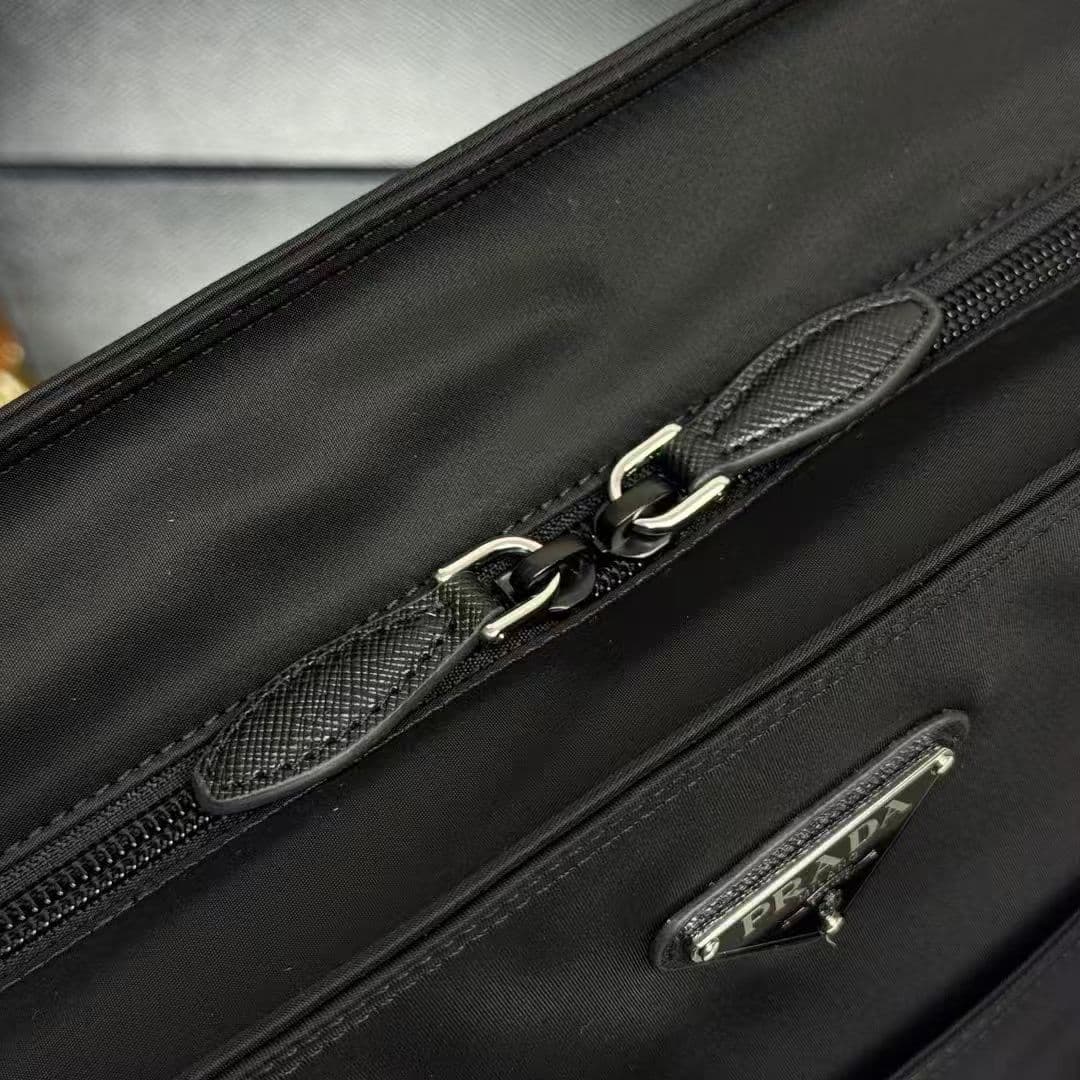 Prada Re-Nylon Tote Bag Black High