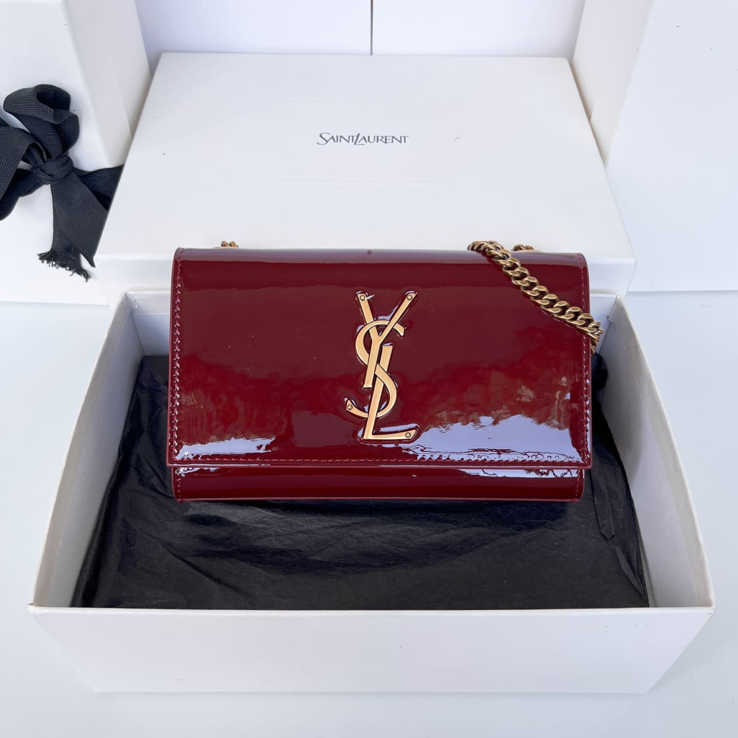 Kate small in patent leather 469390 GRENADE High