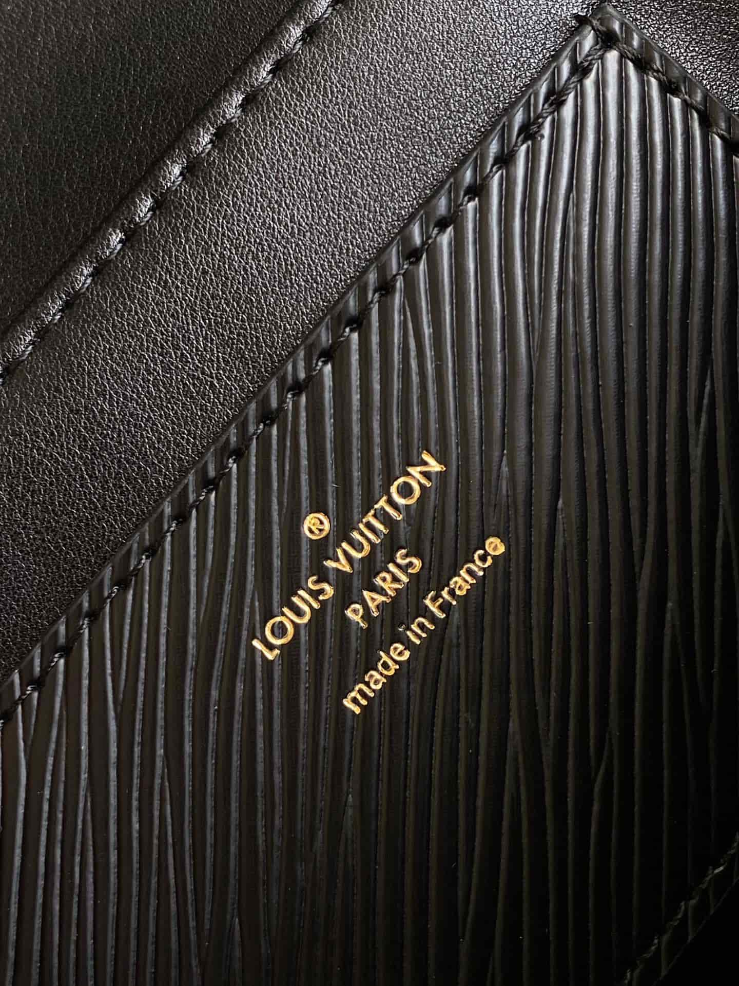 Louis Vuitton Twist West Black Epi grained cowhide leather M24549 High