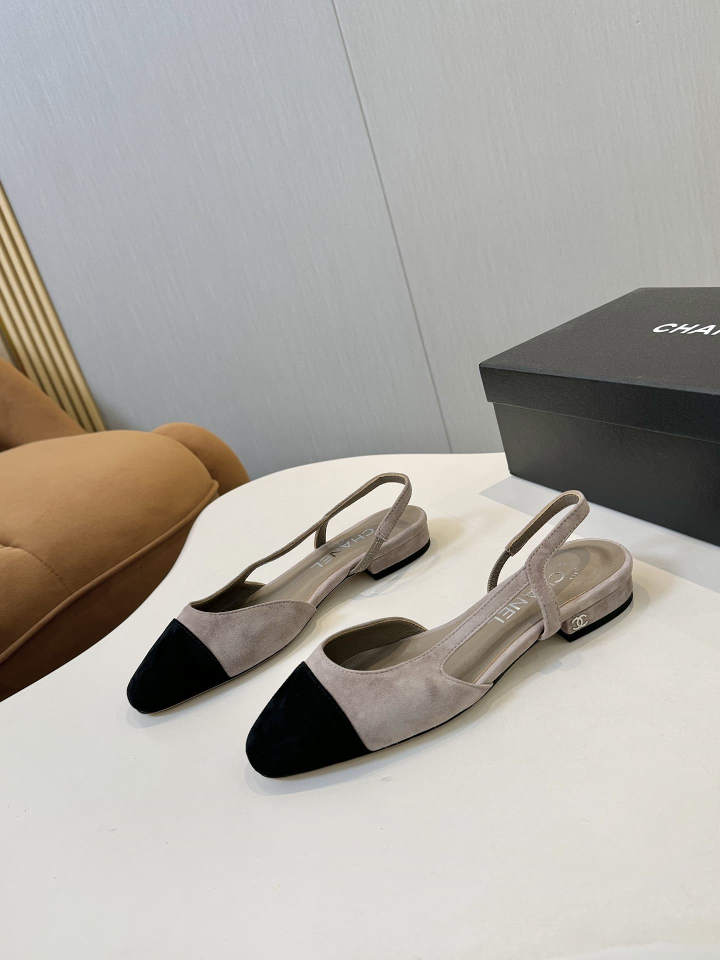Chanel Slingback Pumps Low Women