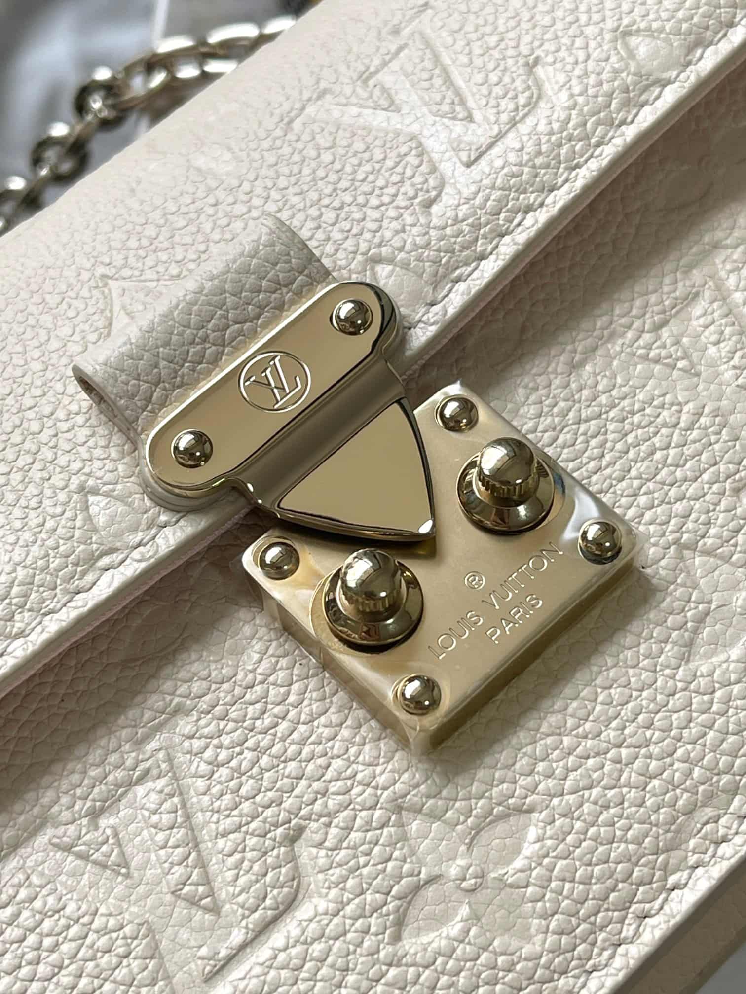 Louis Vuitton Wallet On Chain Métis Cream Monogram Empreinte embossed supple grained cowhide leather M82836 TOP