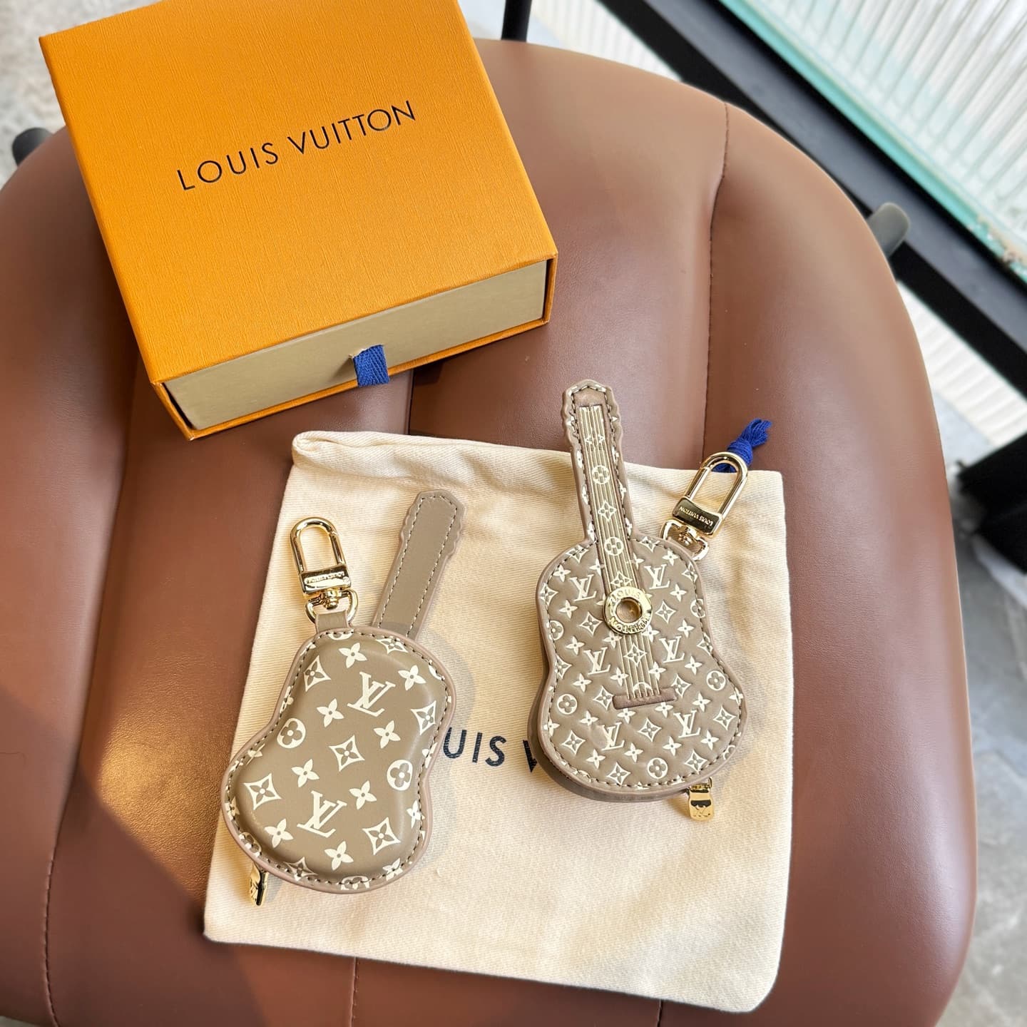 LV Guitar Pouch Bag Charm M02032