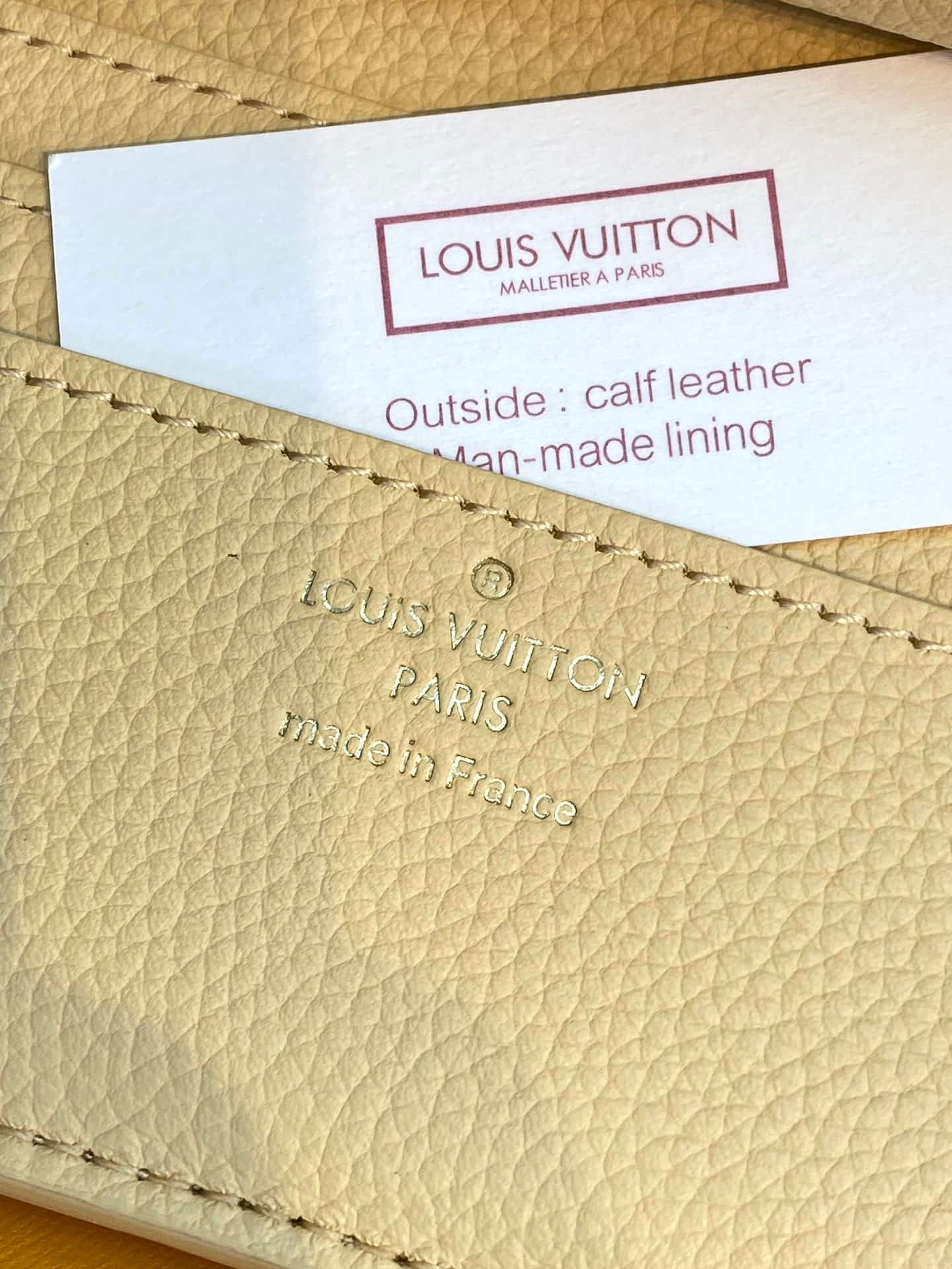Louis Vuitton Low Key Compact Wallet Light Yellow Smooth calfskin M12408 High