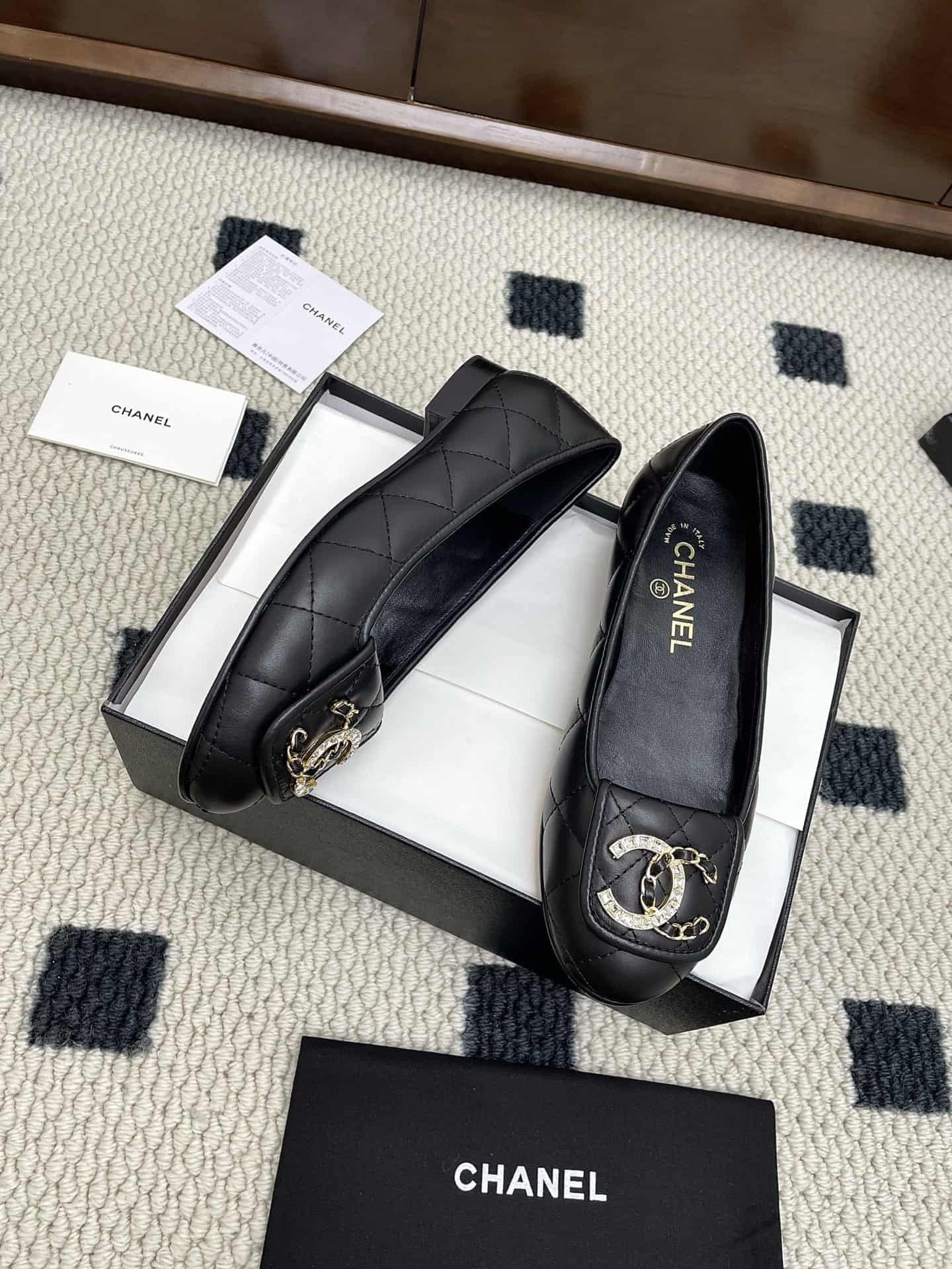 Chanel Le Boy Quilted Lambskin Ballets shoes Women