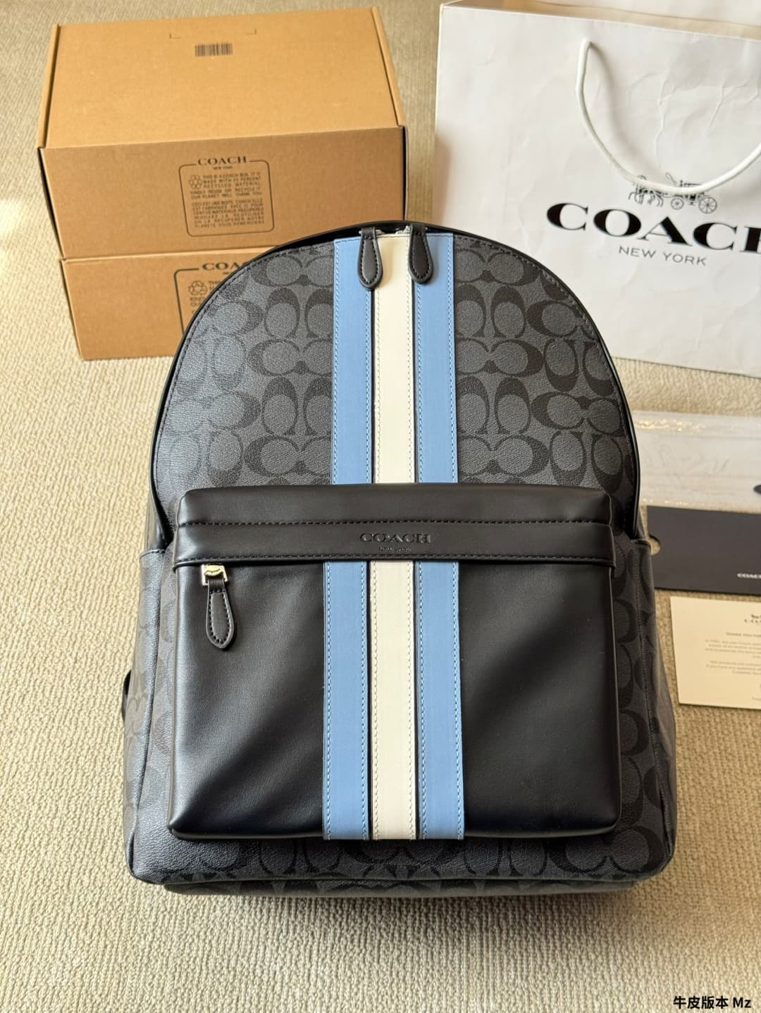 Coach West Backpack In Signature Canvas