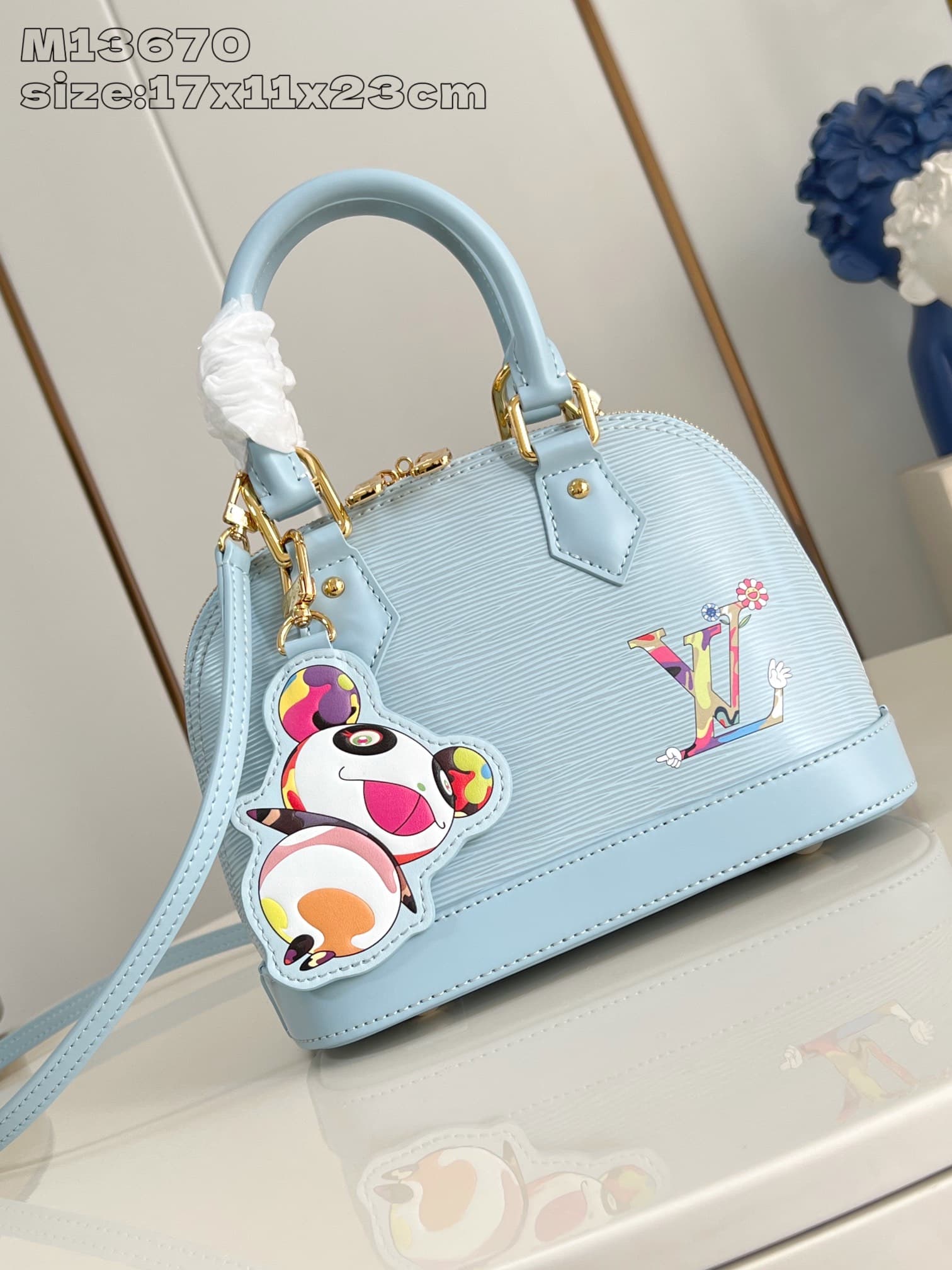 Louis Vuitton x Murakami Alma BB Epi grained cowhide leather M14197 High