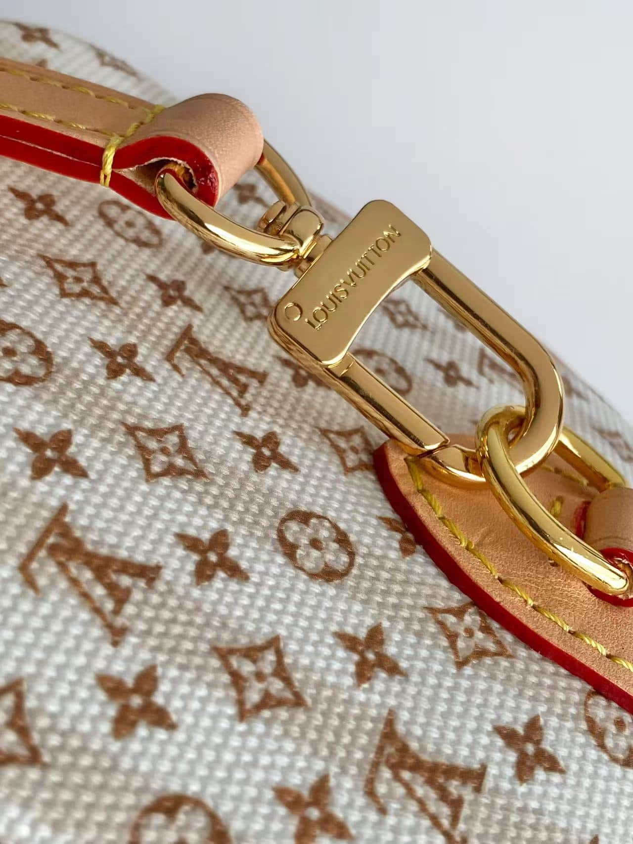 Louis Vuitton Speedy Bandoulière 20 Nude Rose Monogram Coated canvas M29459 High