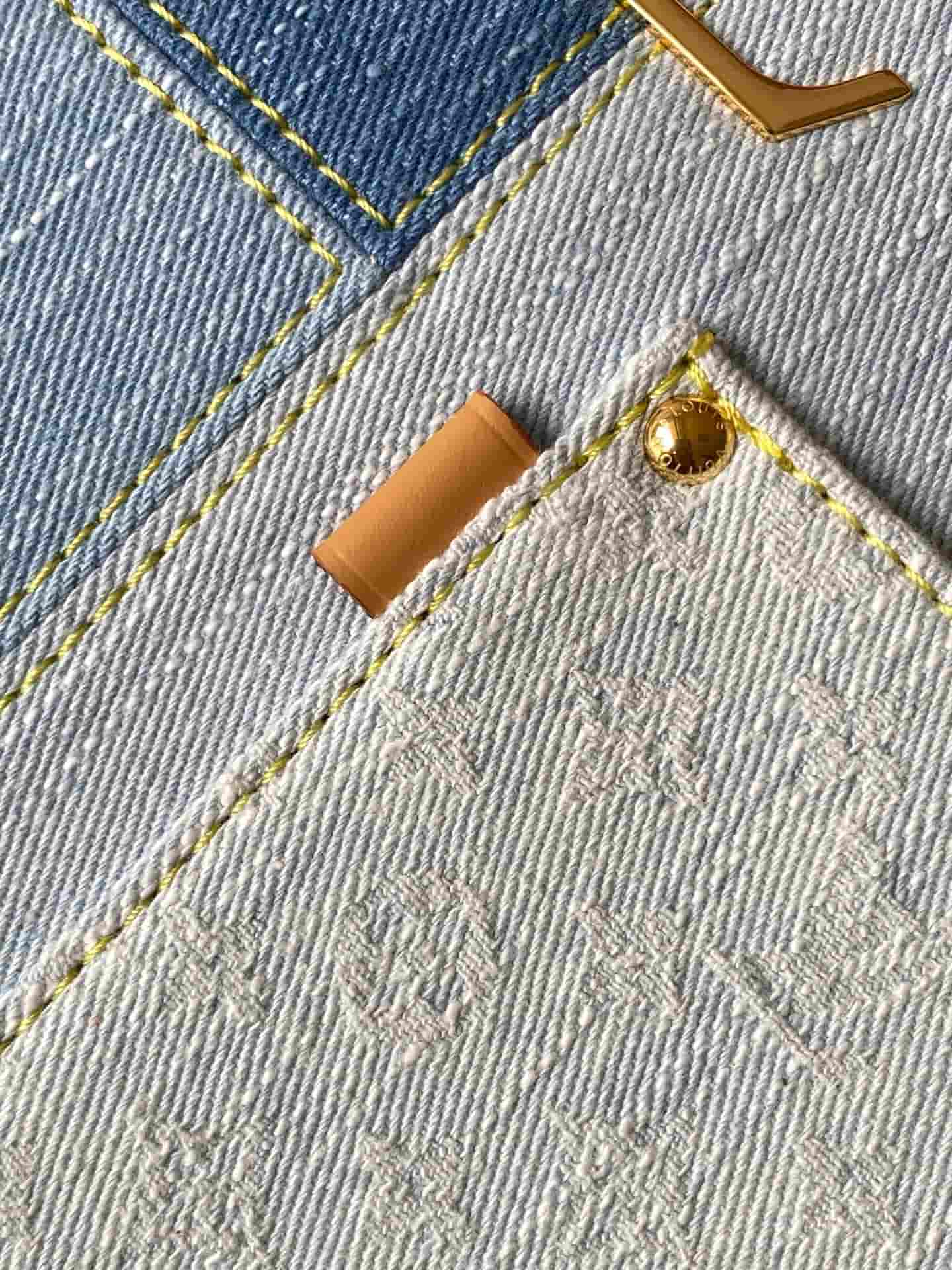 Louis Vuitton Capucines BB Blue Denim GOTS certified cotton M27302 TOP