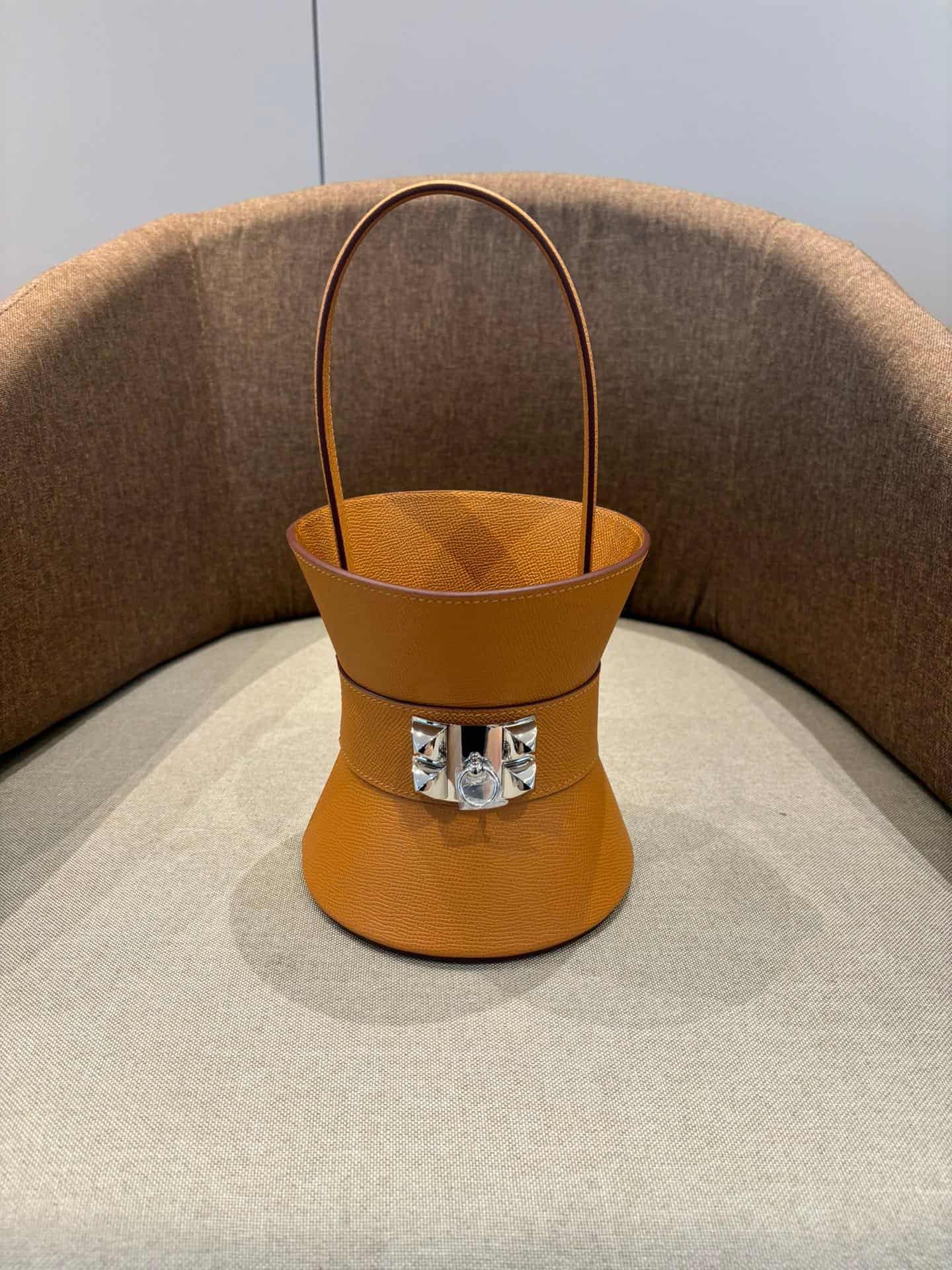 Hermes Mini Medor Bag in Epsom Calfskin WAX High