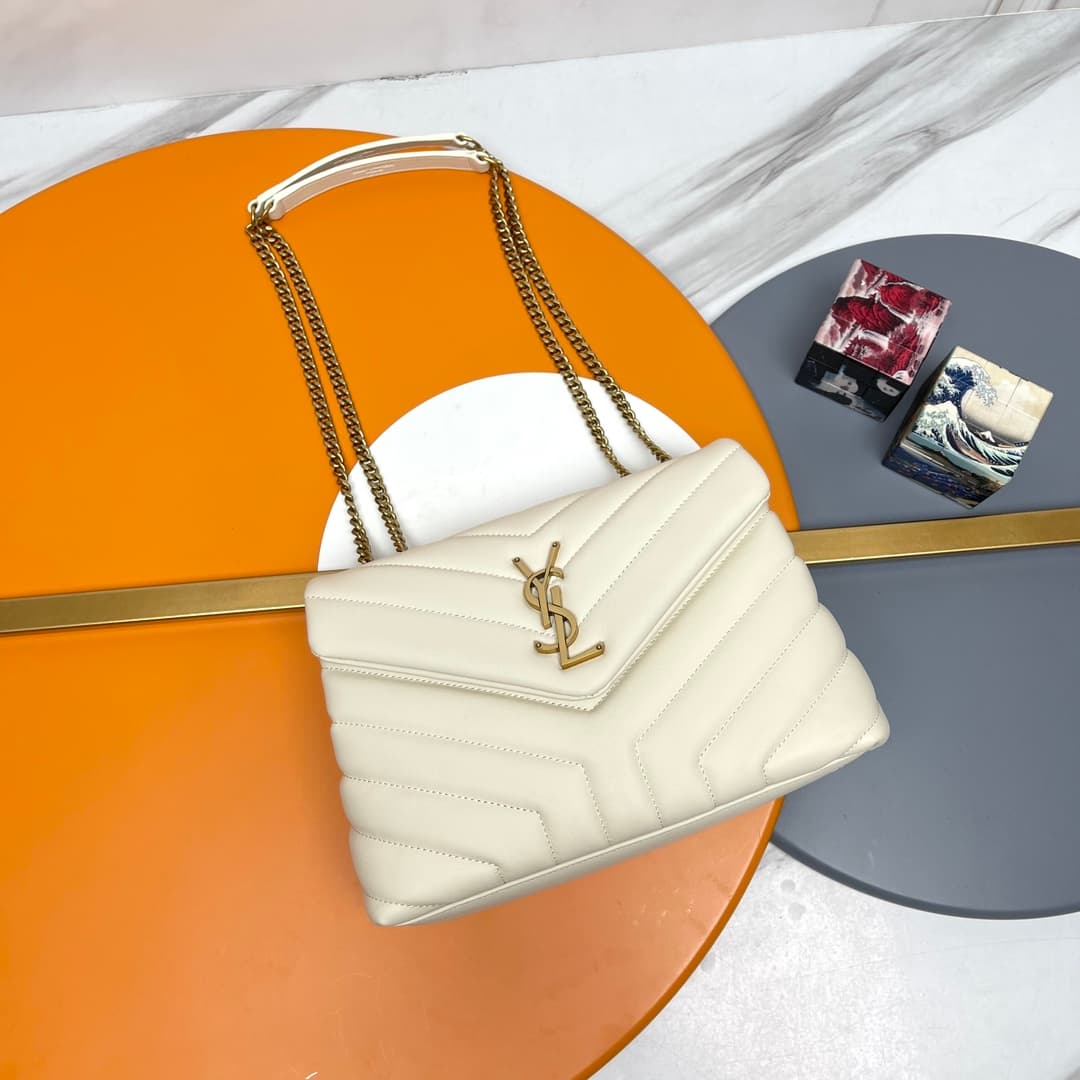 LOULOU SMALL IN QUILTED LEATHER 494699 High