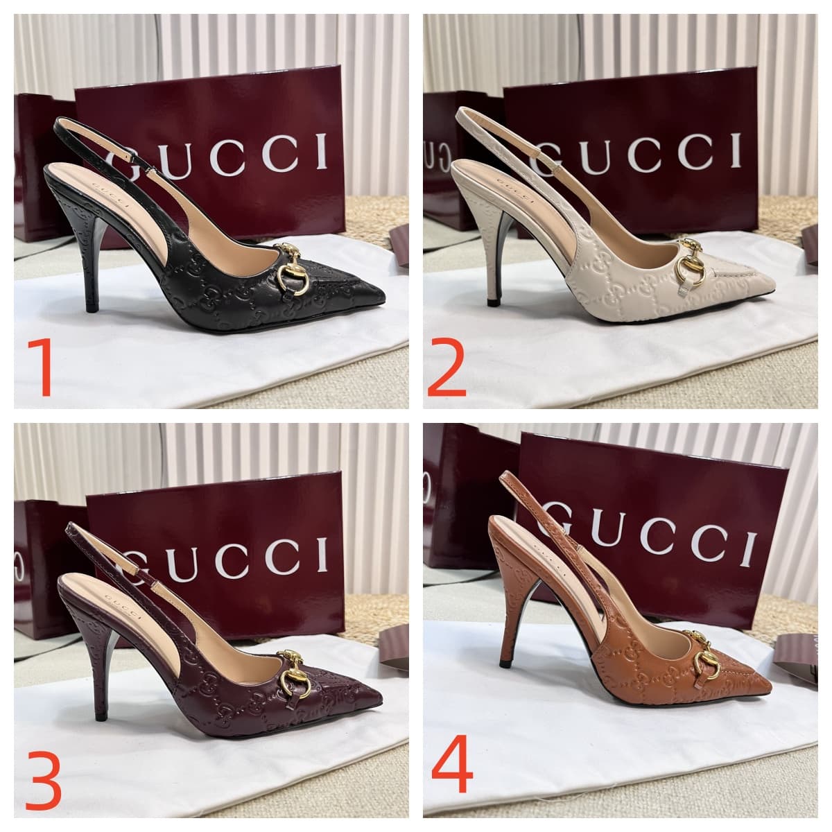 Gucci Horsebit Slingback Pump Shoes Women