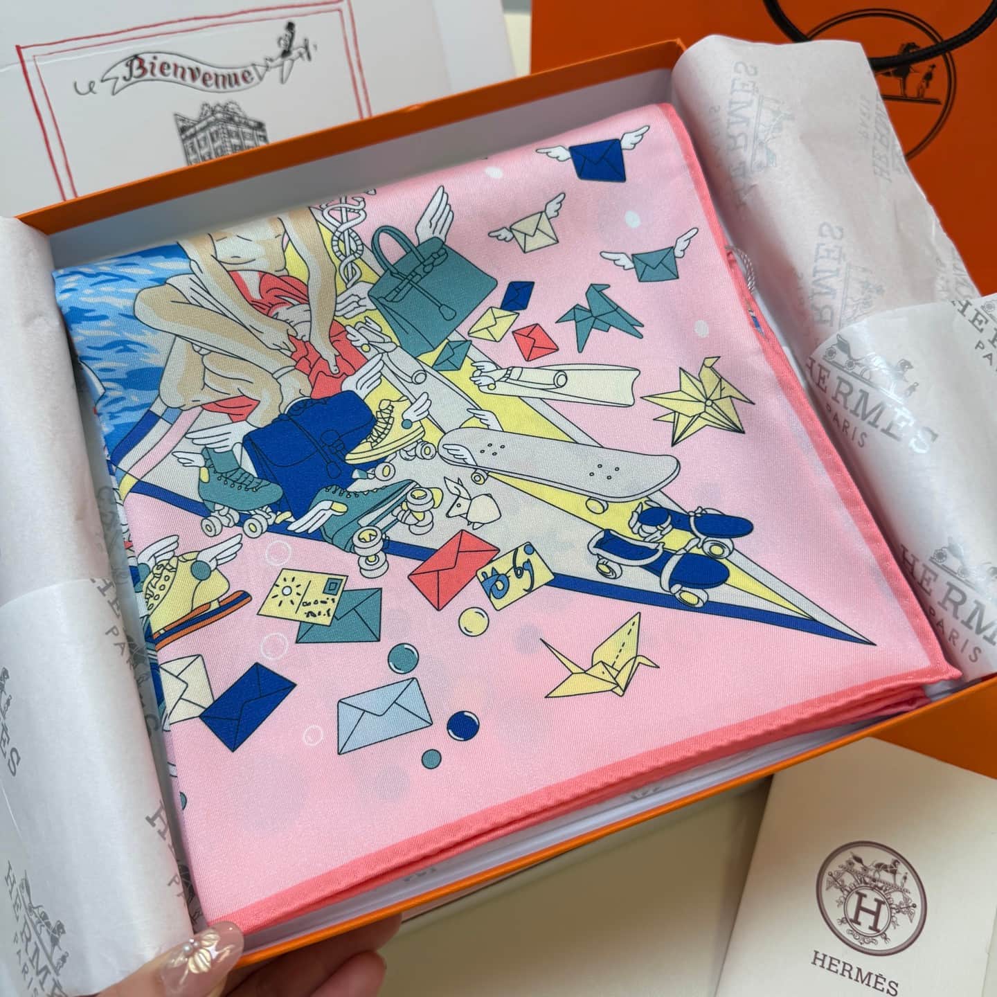 Hermes Silk Flagship Scarf 90