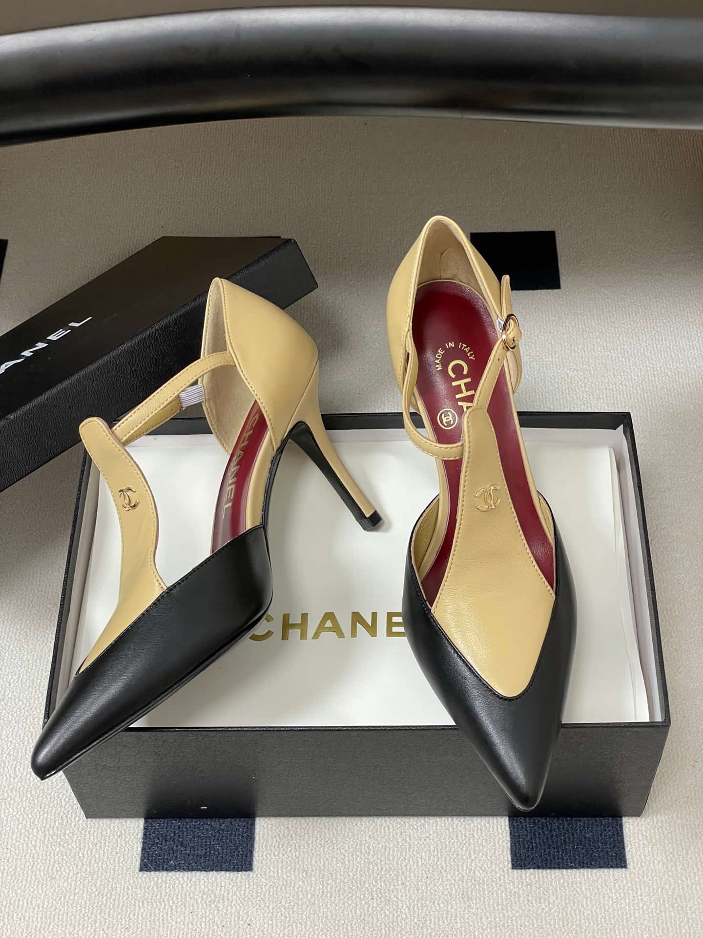 Chanel Mary Jane Pumps Shoes Women