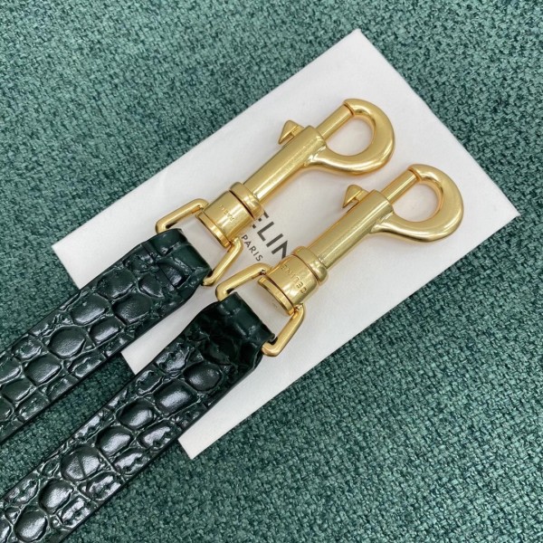 Celine Micro Belt Bag In Amazone Crocodile Embossed Calfskin High