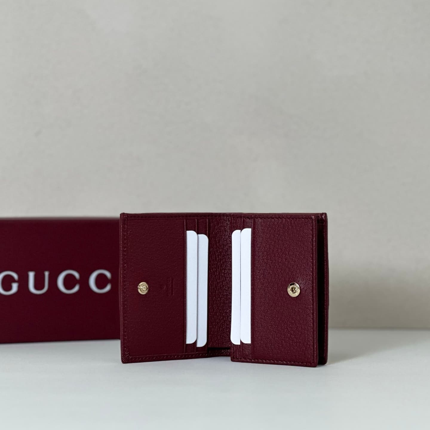 Gucci Ophidia Small wallet  Burgundy 838487 High