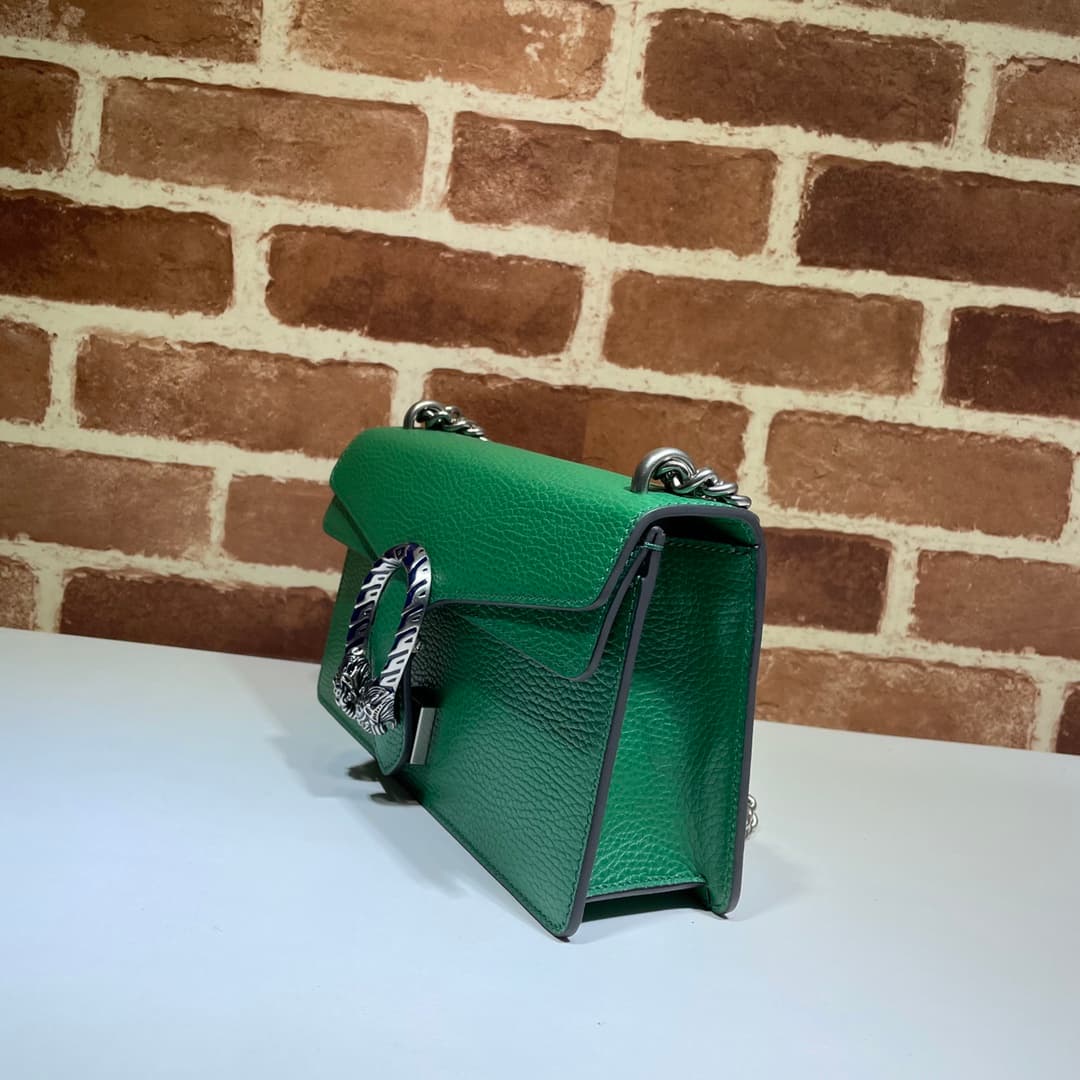 DIONYSUS MEDIUM RECTANGULAR BAG 499623 Leather Green High