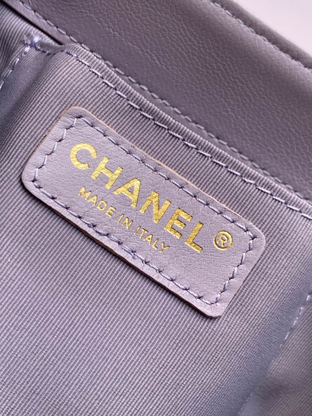 Chanel Medium Quilted Duma Backpack Lambskin AS3618 Purple A