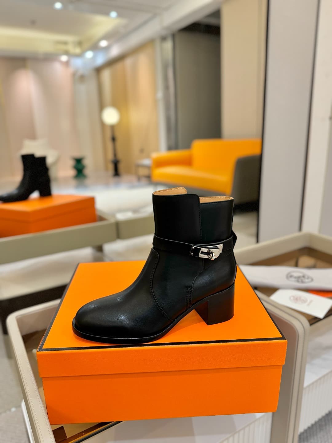 Hermes Frenchie 50 ankle Boots Shoes Women