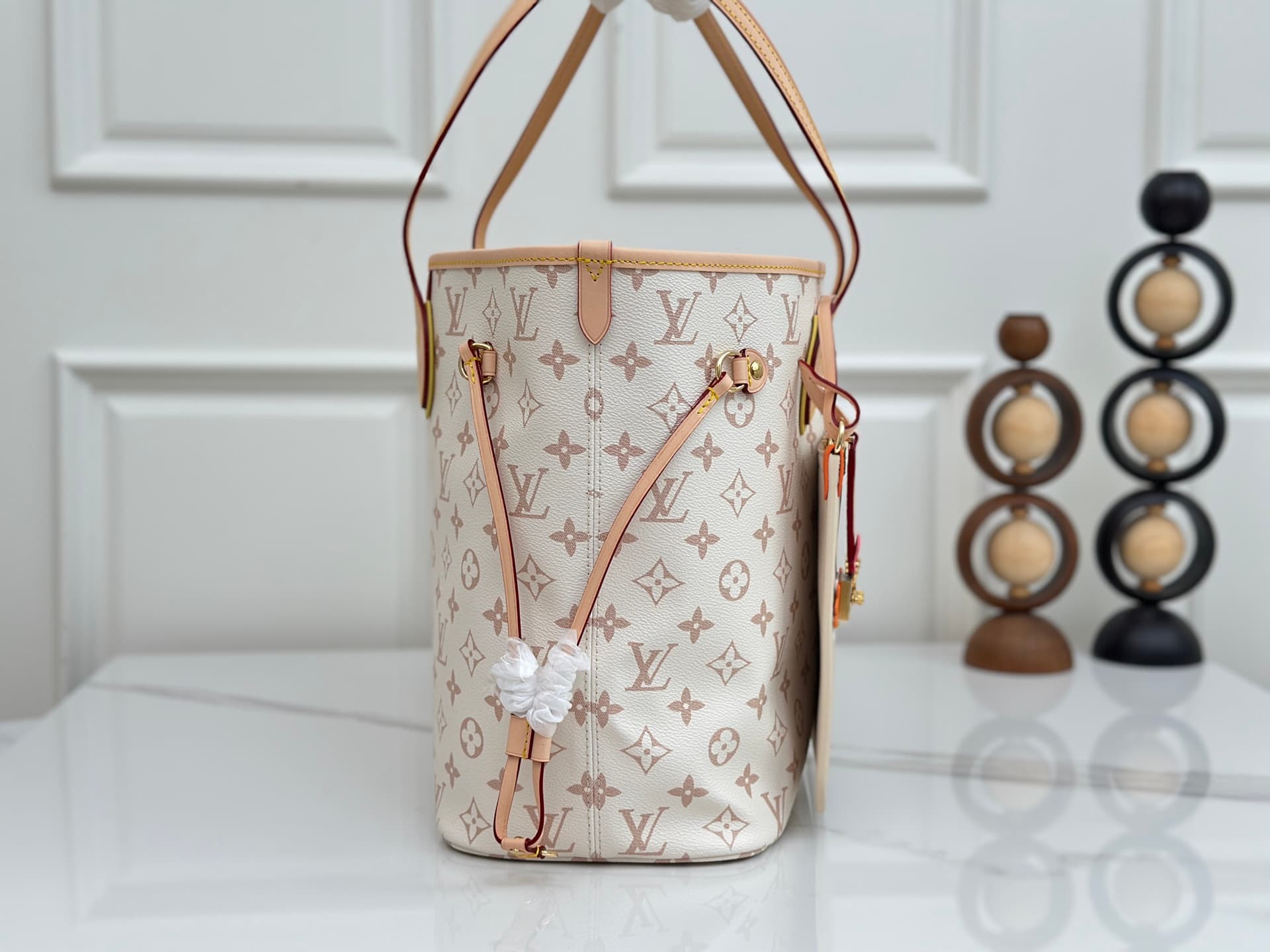 Louis Vuitton Neverfull Inside Out MM Monogram Dune Coated canvas M2A095 High