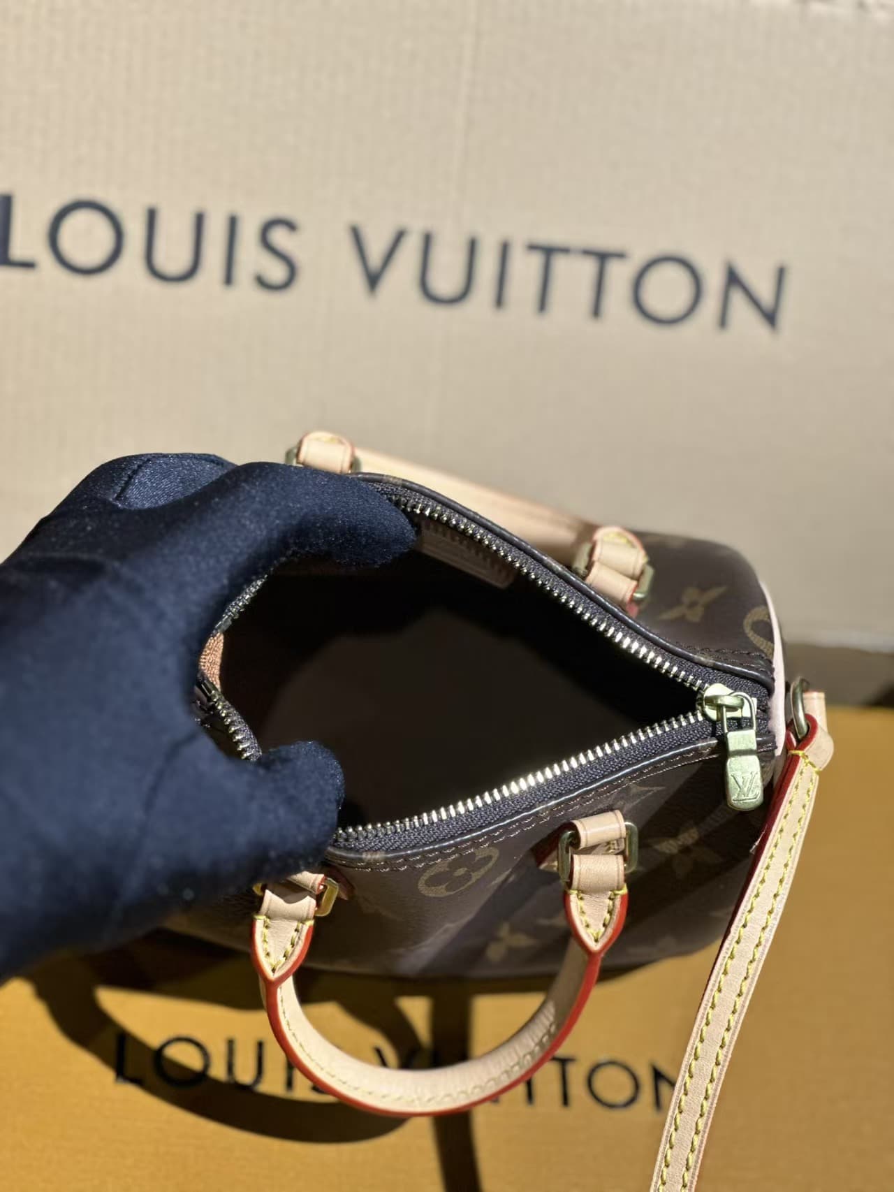 Louis Vuitton Nano Speedy Bag Monogram Canvas M61252 High