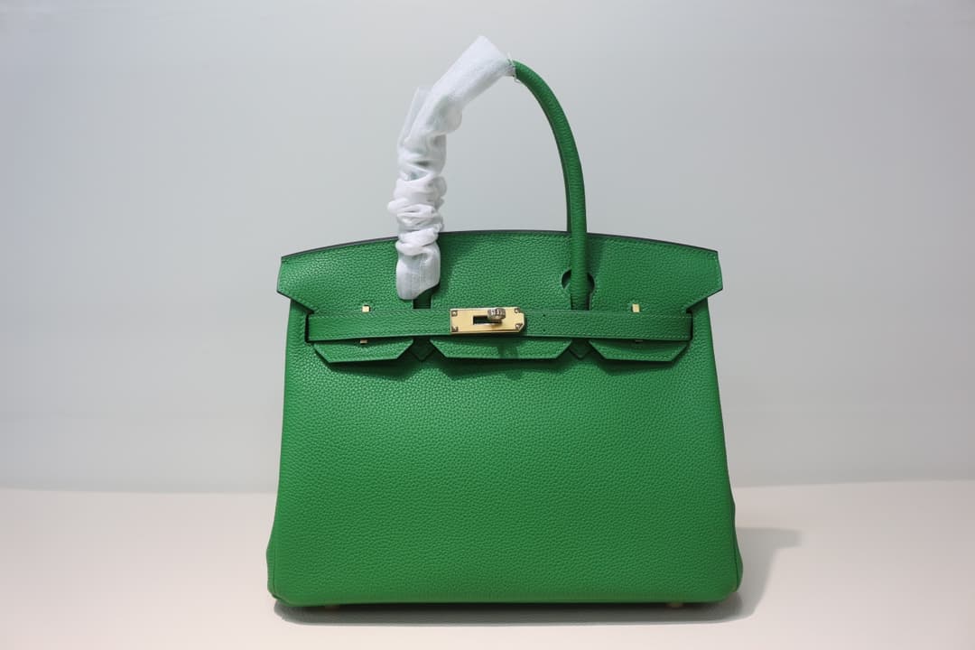 Hermes Birkin 25/30/35cm Bag Togo Leather In Bamboo WAX High Customizing Style