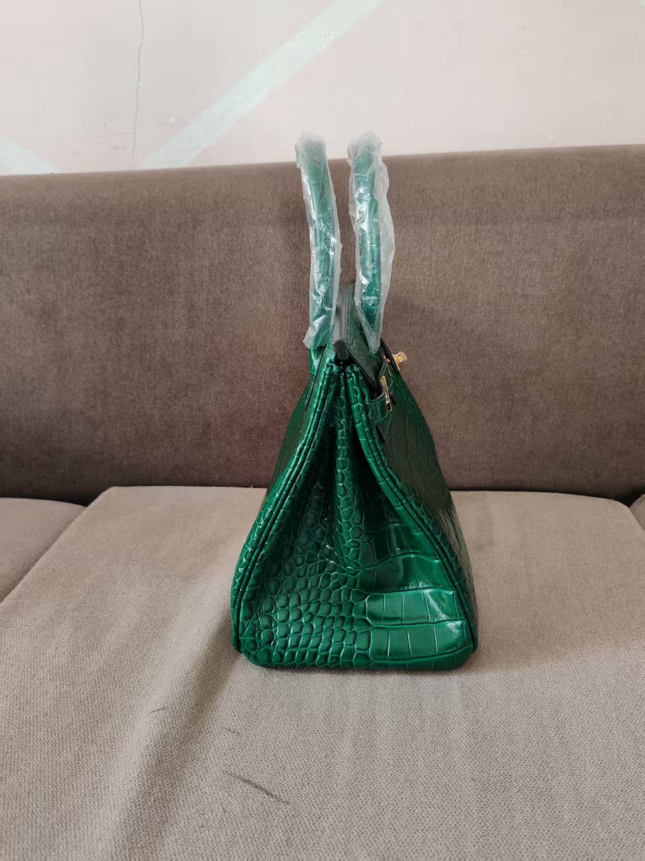 Hermes Birkin 25/30/35cm Bag Crocodile Leather In Malachite WAX High Customizing Style