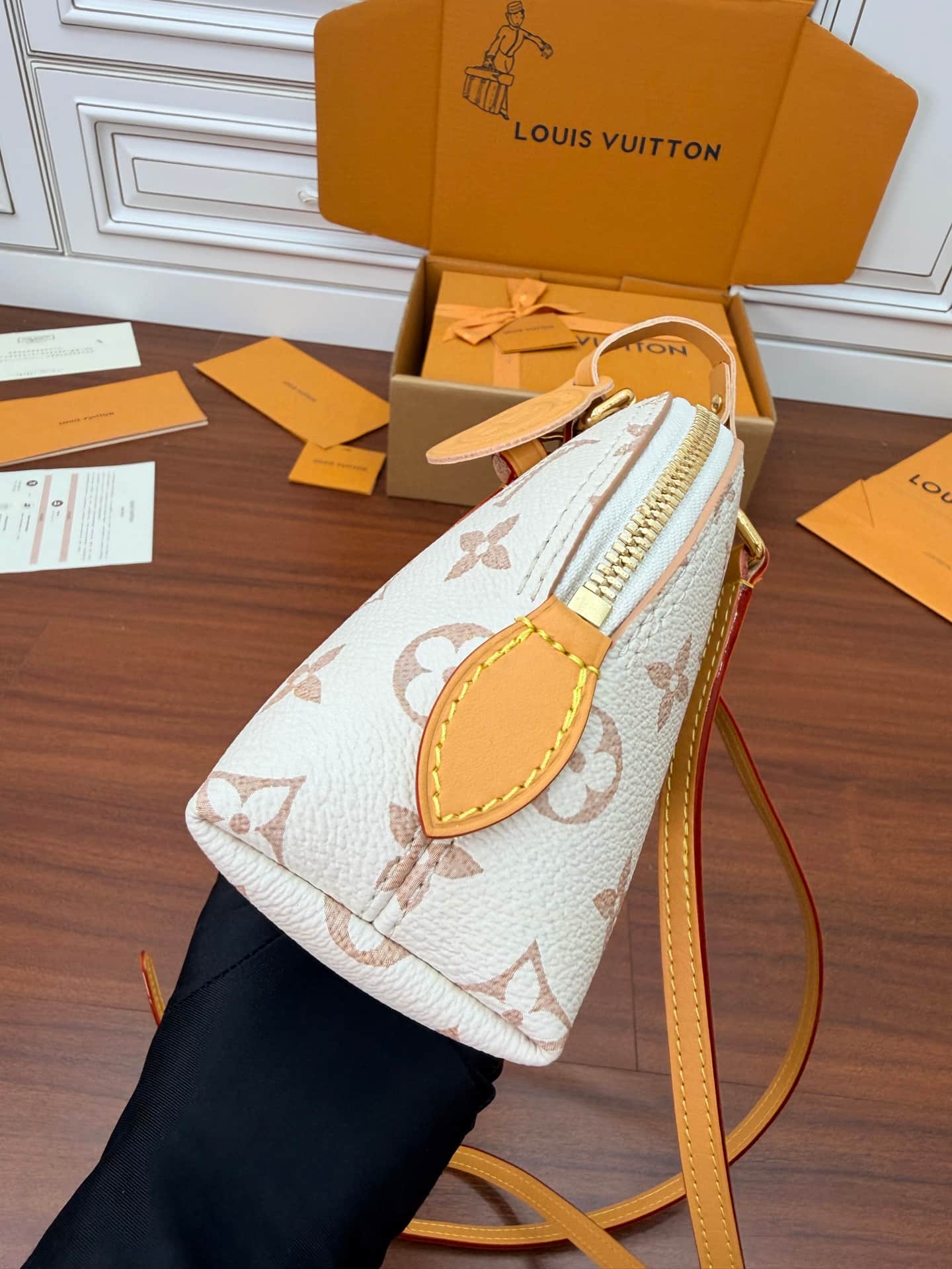 Louis Vuitton Squire East-West Monogram Dune coated canvas M2A457 TOP