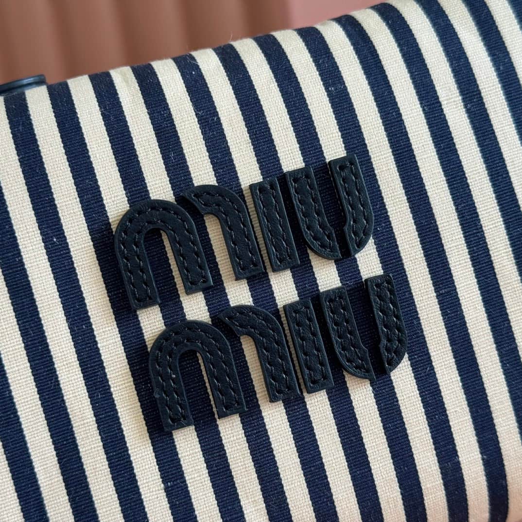 Miu Miu Jacquard Striped Pouch 5NE841 High