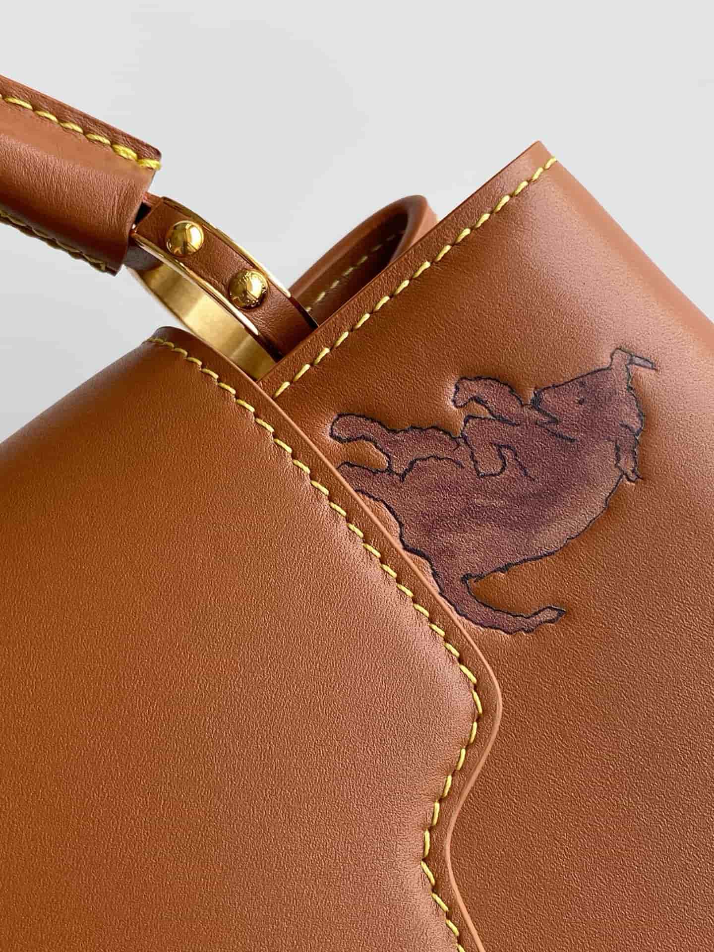 Louis Vuitton Capucines BB Tan Calfskin leather M25874 TOP