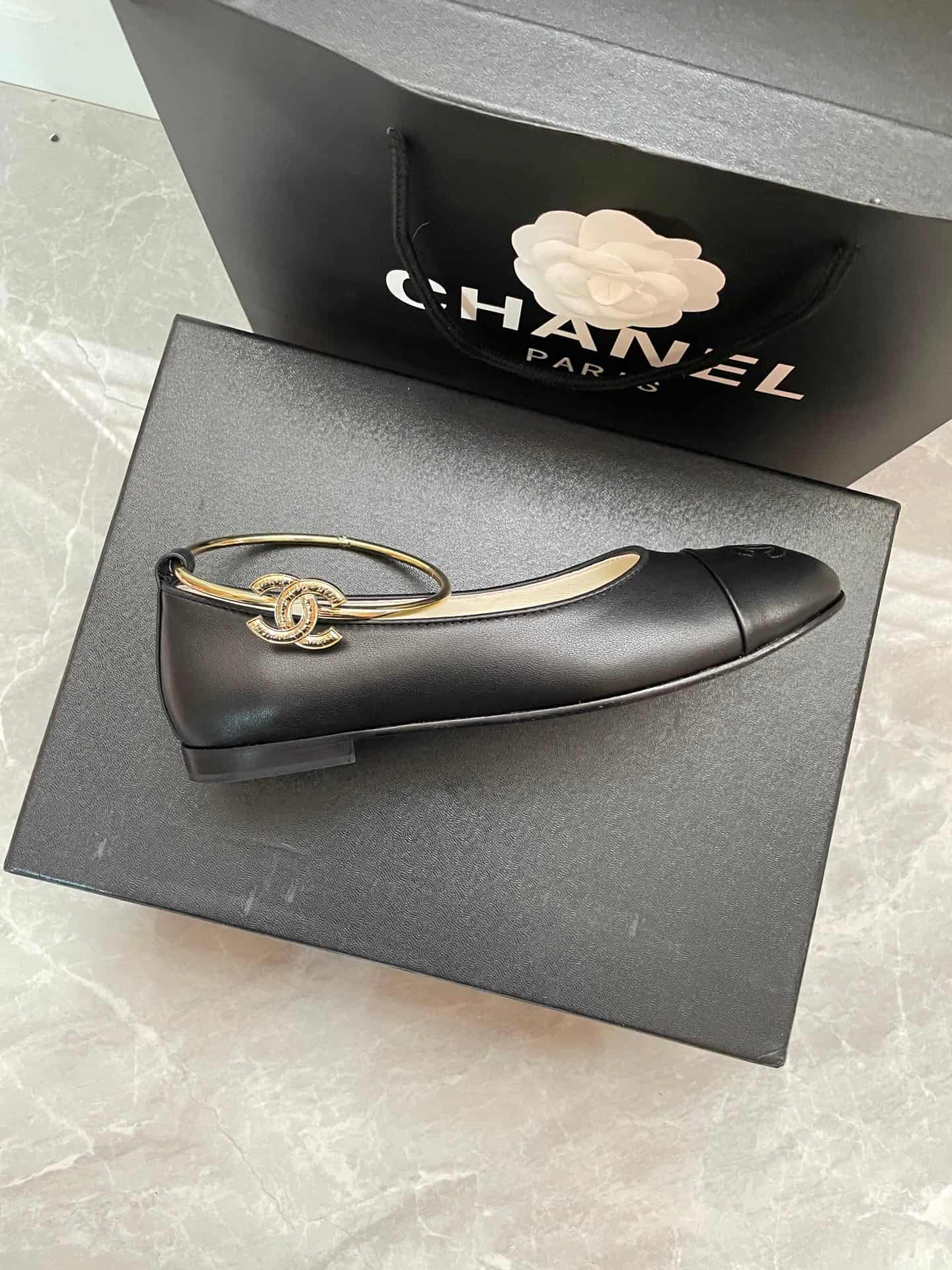 Chanel Mary Jane flats women