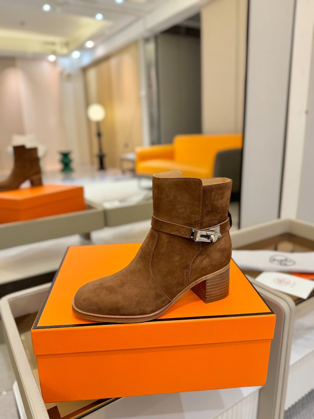 Hermes Frenchie 50 ankle Boots Shoes Women