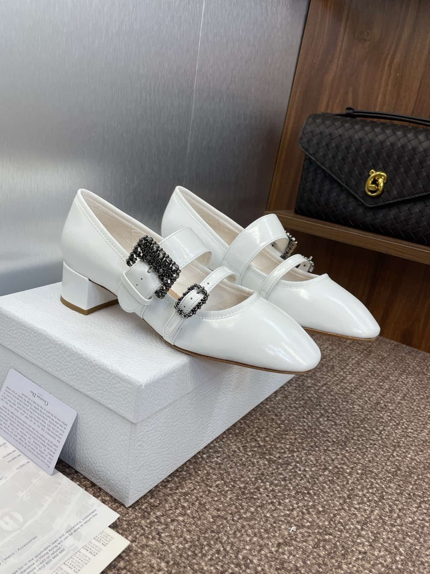 Dior D-Romance Ballet Flat Lambskin Shoes Women