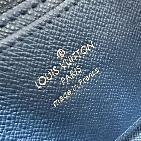 Louis Vuitton ZIPPY COIN PURSE Monogram jacquard denim Blue M81185 High
