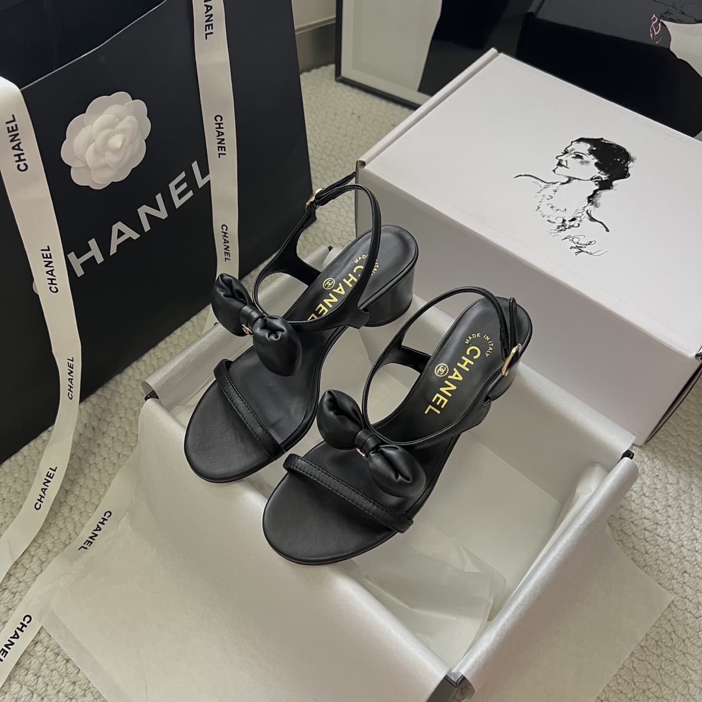 Chanel Sandal Shoes High Women