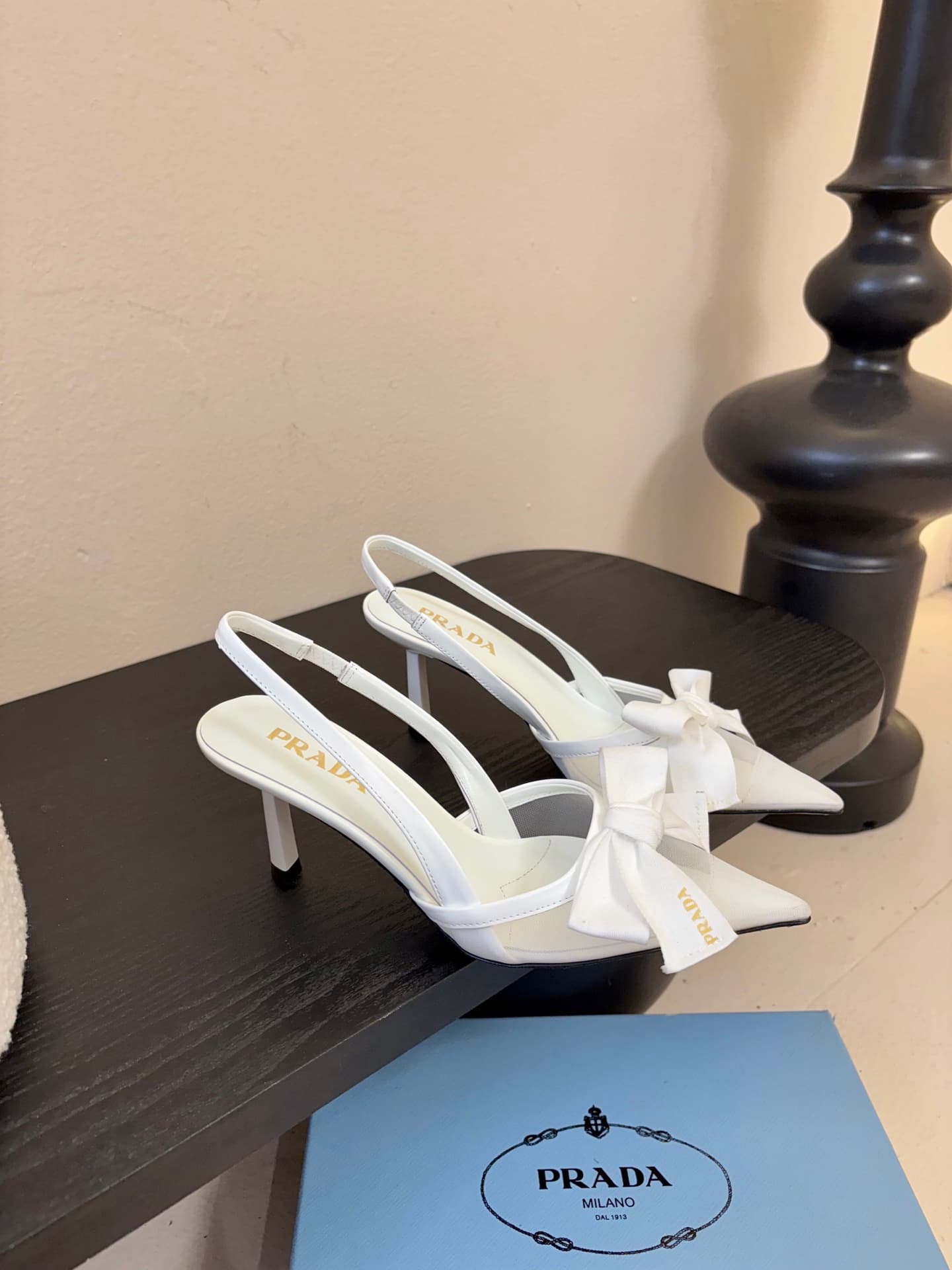 Prada Leather Slingback Pumps Women