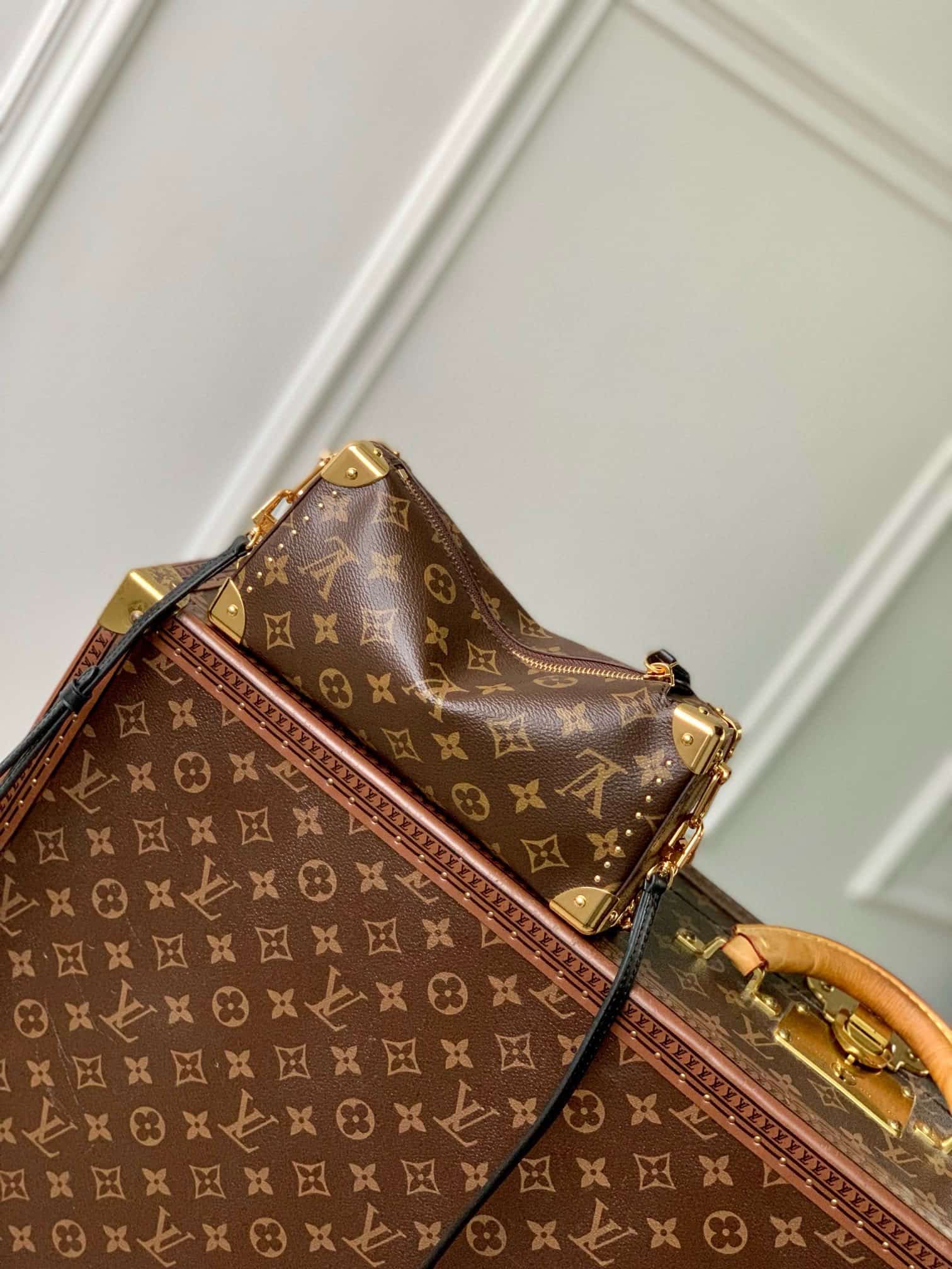 Louis Vuitton Slim Trunk Coated canvas M13147 High