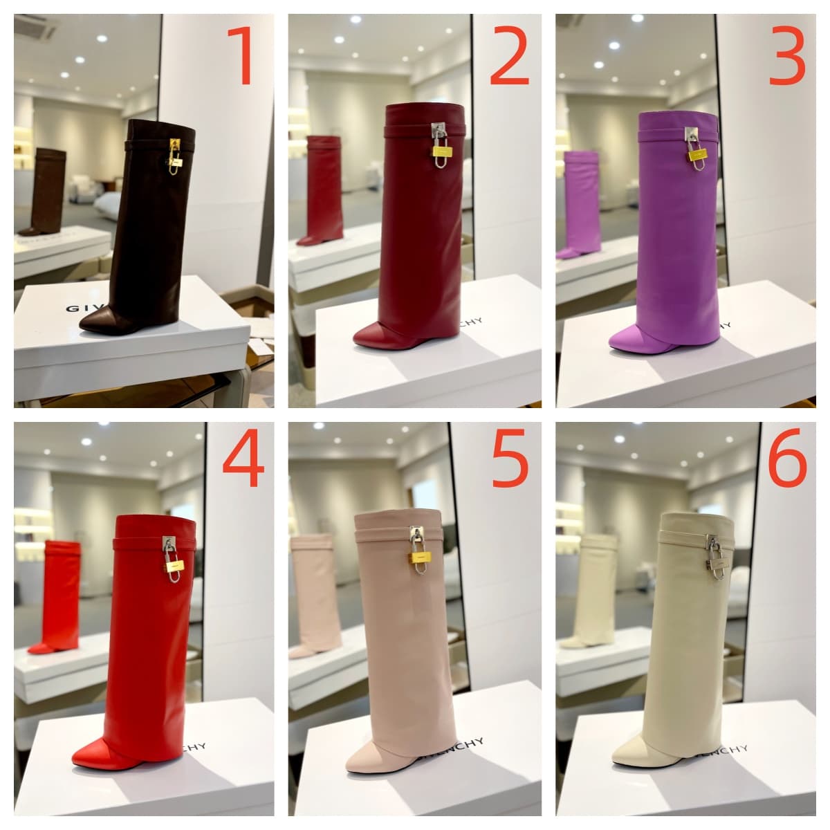 Givenchy Knee-High Boots Shoes Women
