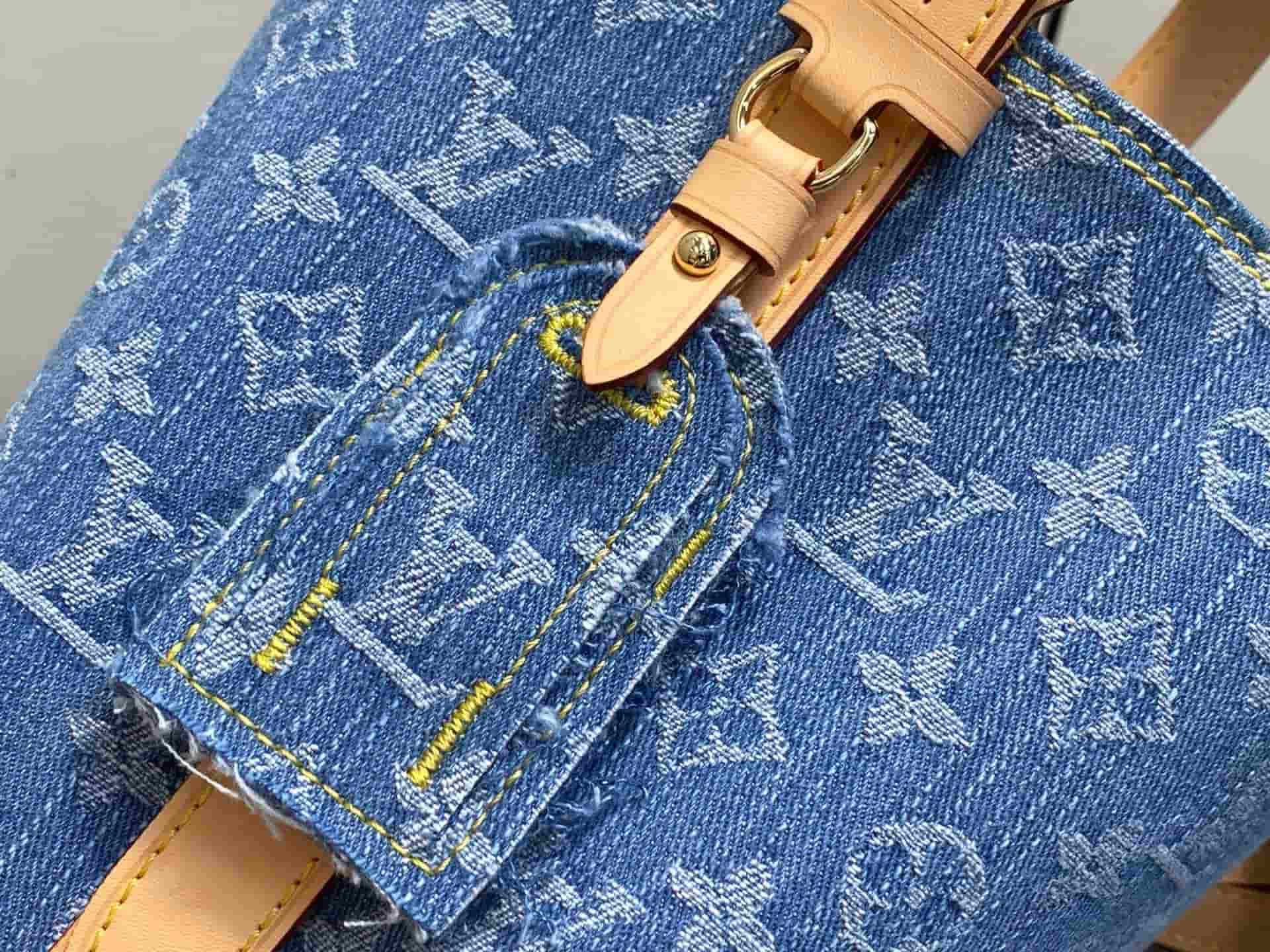 Louis Vuitton All In BB Monogram Blue Denim M28107 High