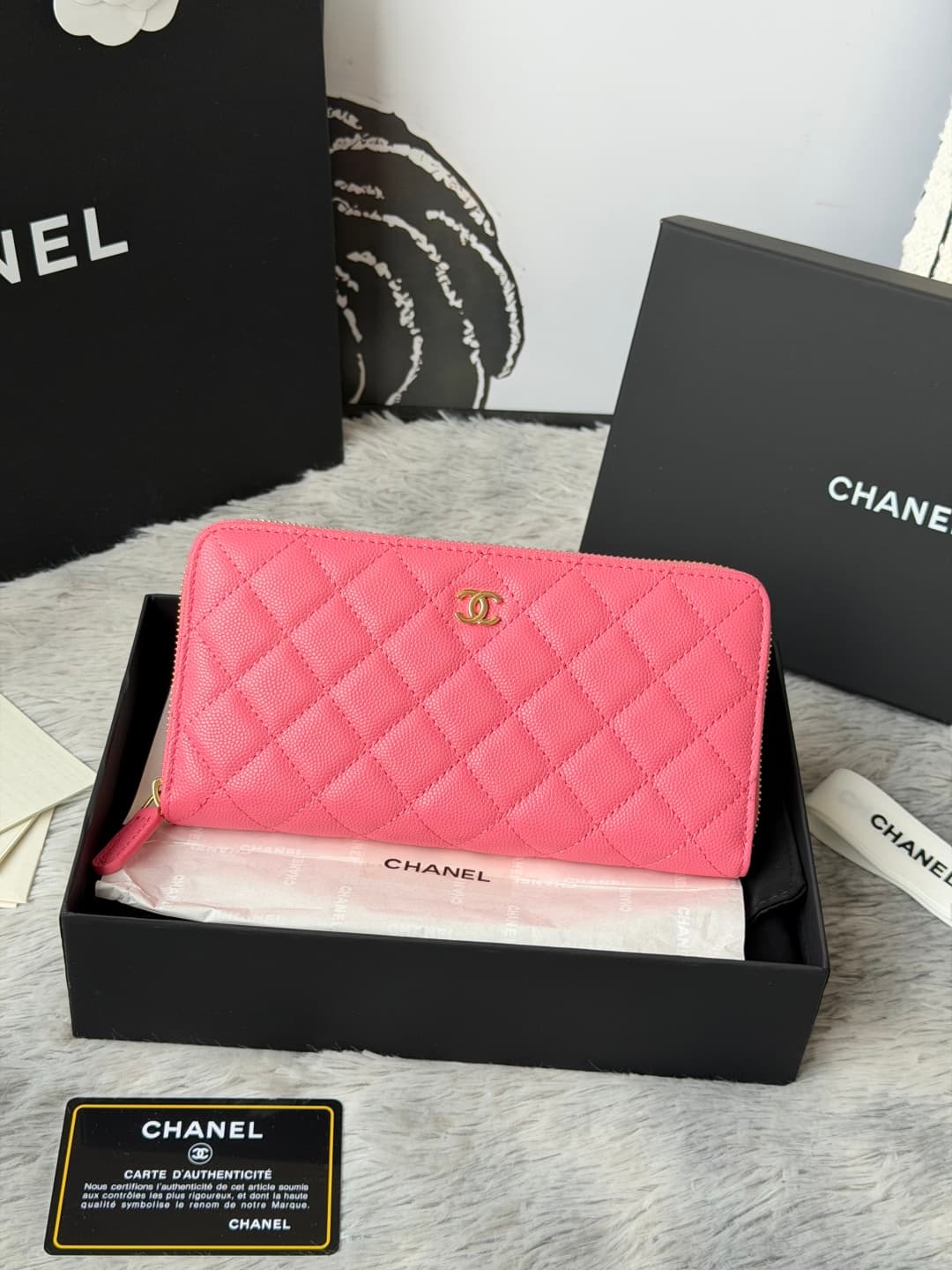 Chanel Classic Long Zipped Wallet A