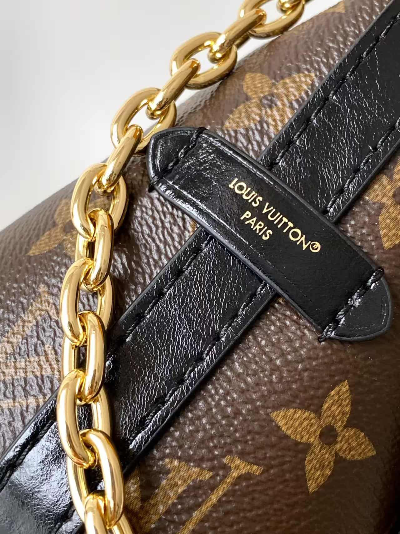 Louis Vuitton CarryAll BB Monogram Shearling Leather M26568 High