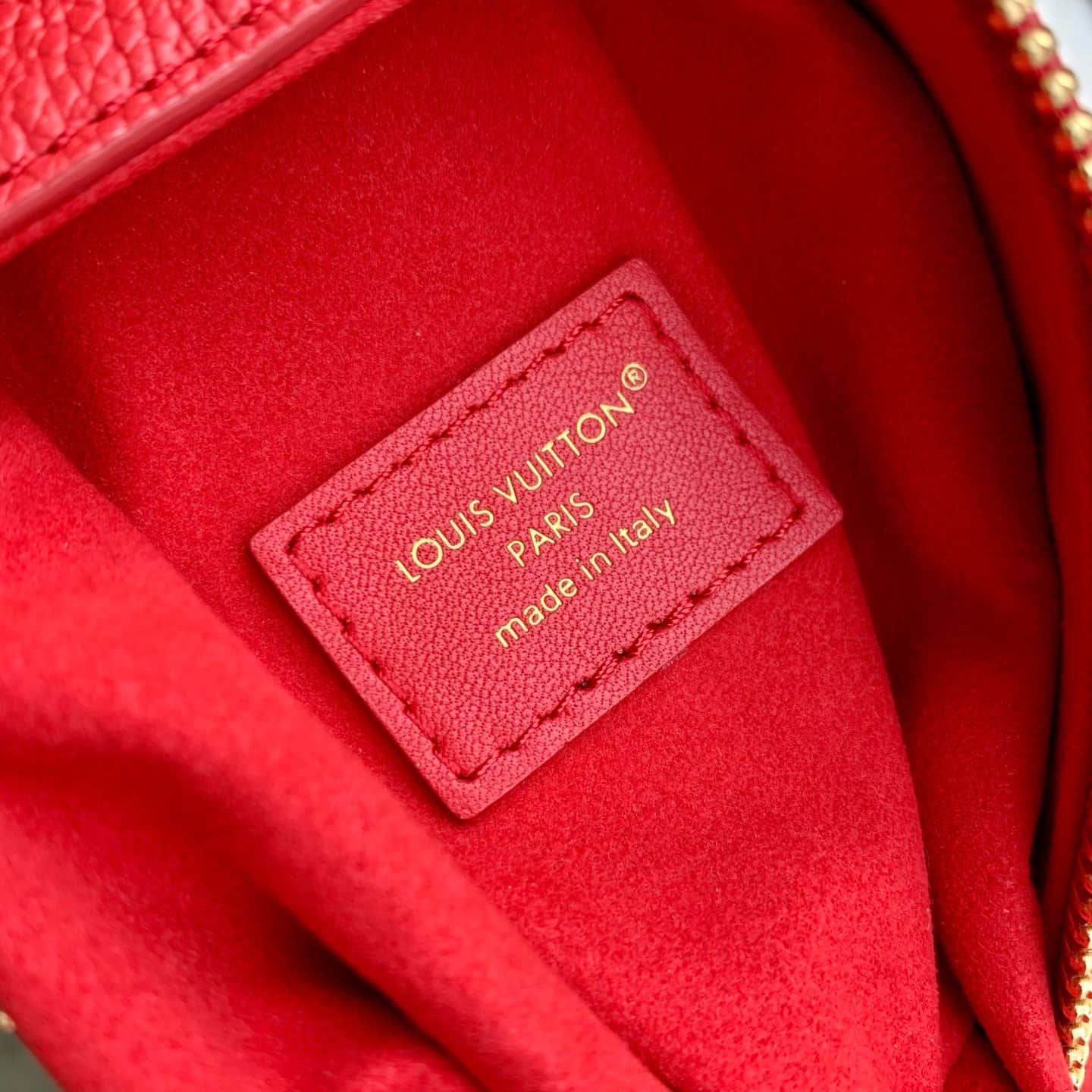 Louis Vuitton Side Trunk PM Sari Red Calf leather M28333 High