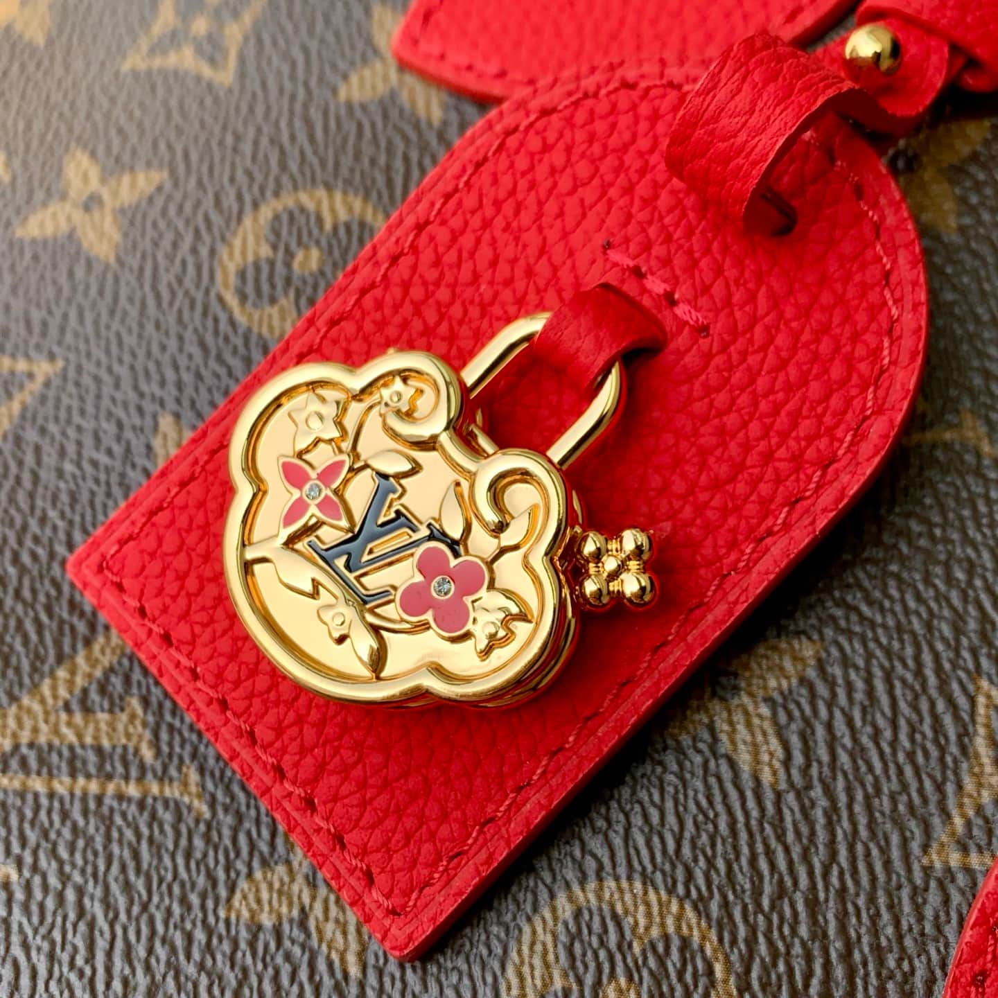 Louis Vuitton Neverfull Inside Out BB Monogram/Sari Red M28318 High
