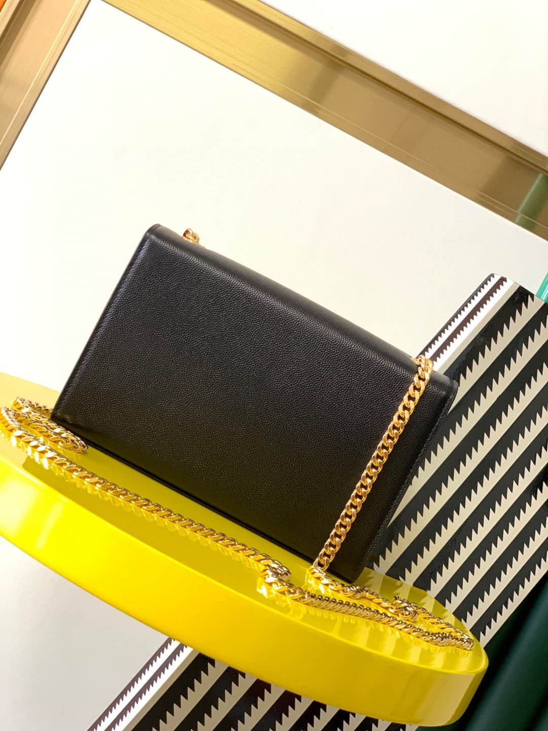 KATE SMALL IN GRAIN DE POUDRE EMBOSSED LEATHER High