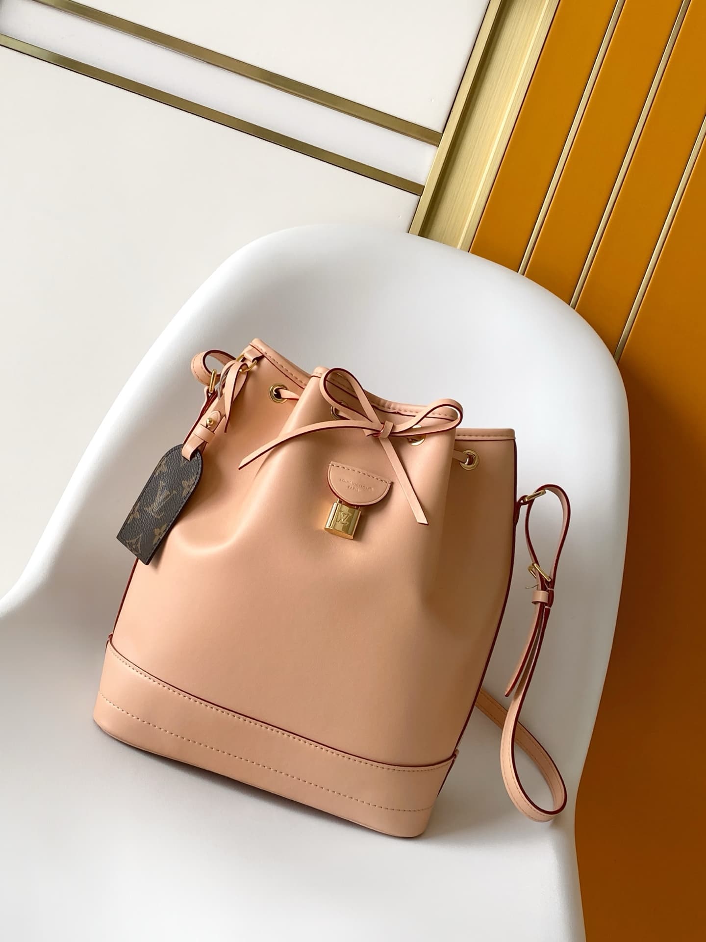 Louis Vuitton Noé Beige VVN cowhide leather M27389 High
