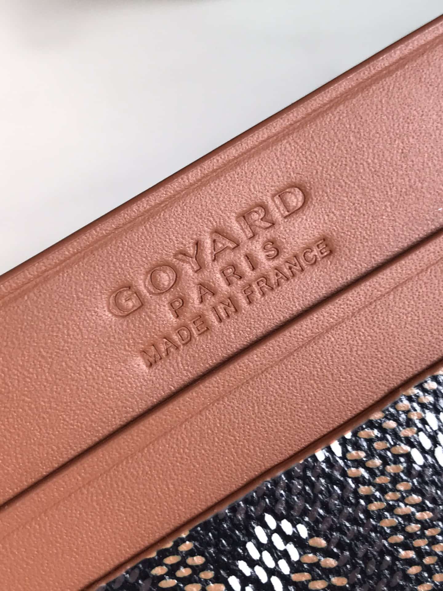 Goyard Saint Sulpice Card Wallet Black & Tan High